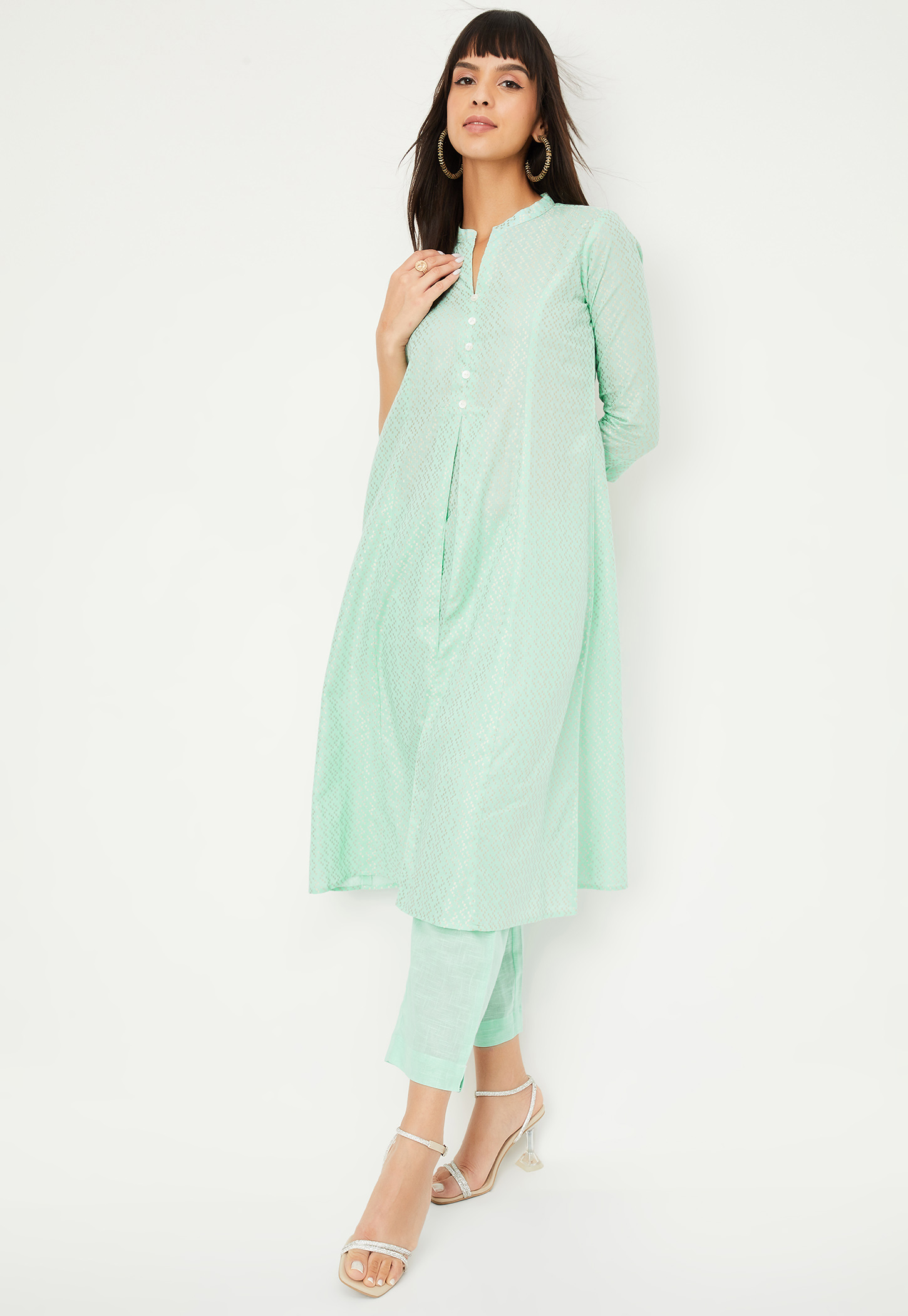 Women Embroidered A-line Kurta Set-picture-26