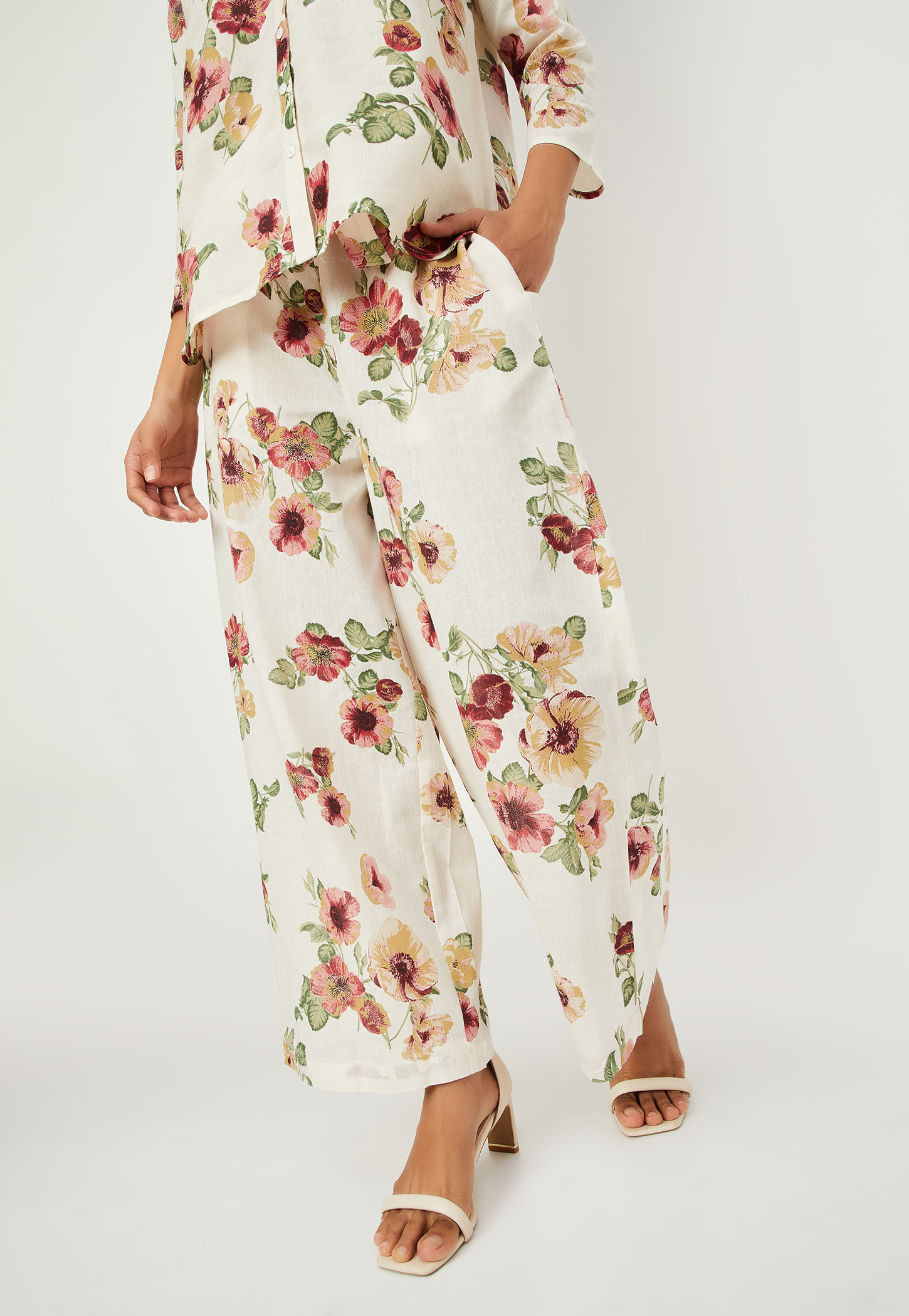 Women Floral Print Palazzos-picture-39