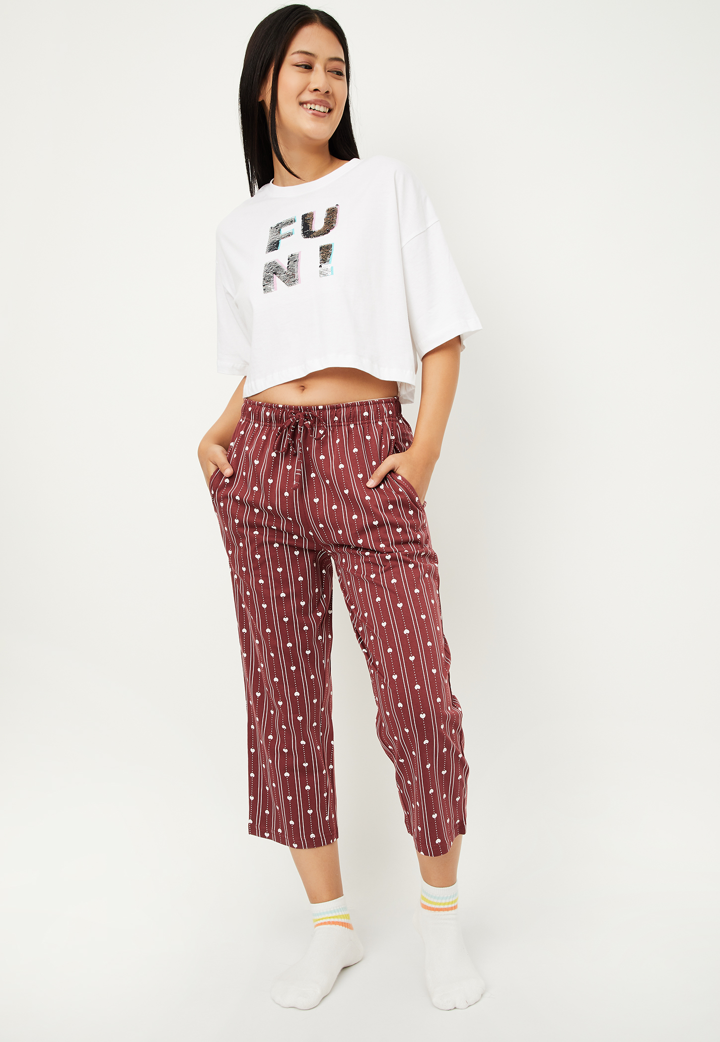Women Printed Capris-image-0