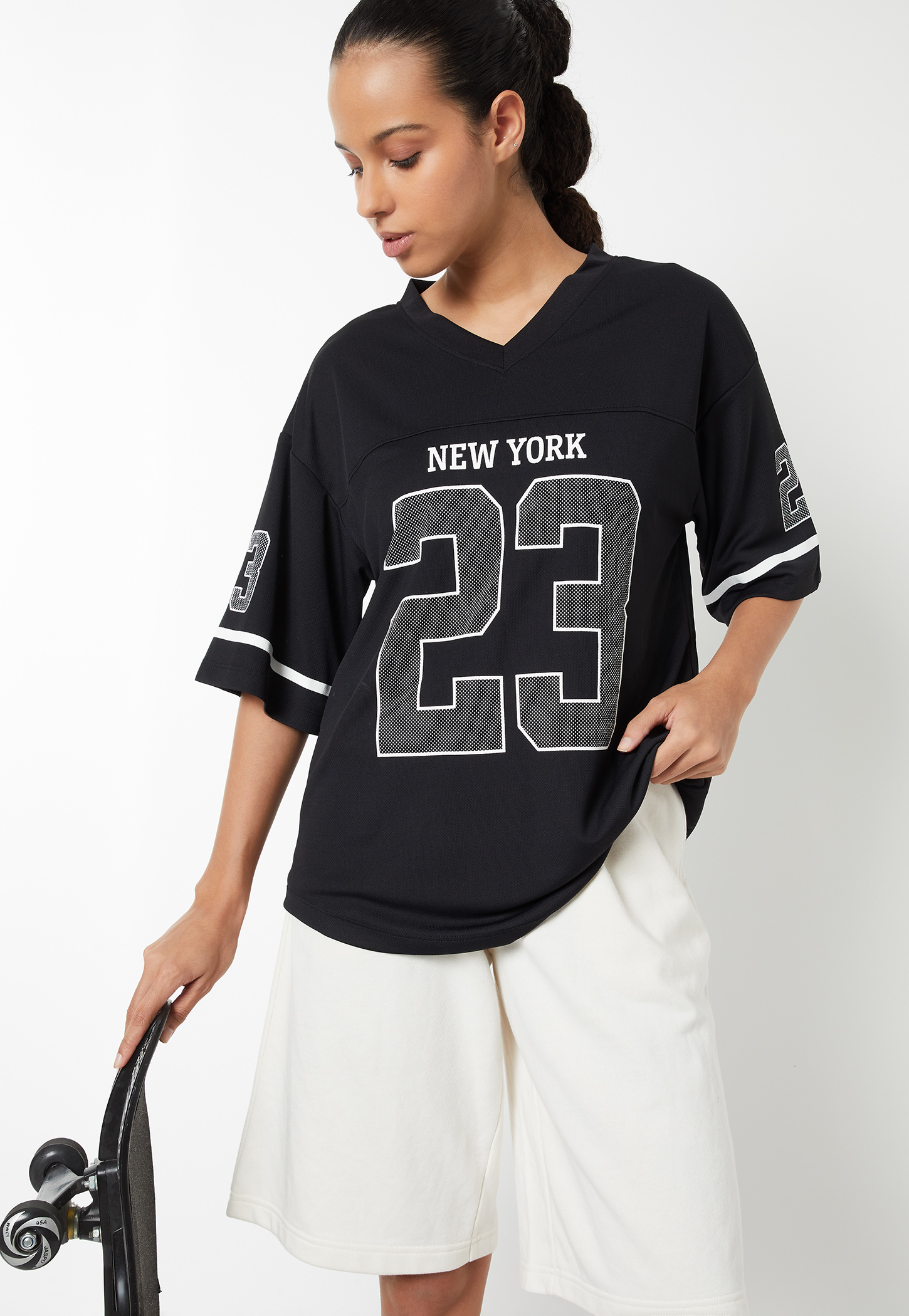 Women Printed Oversized Sports T-shirt-picture-23