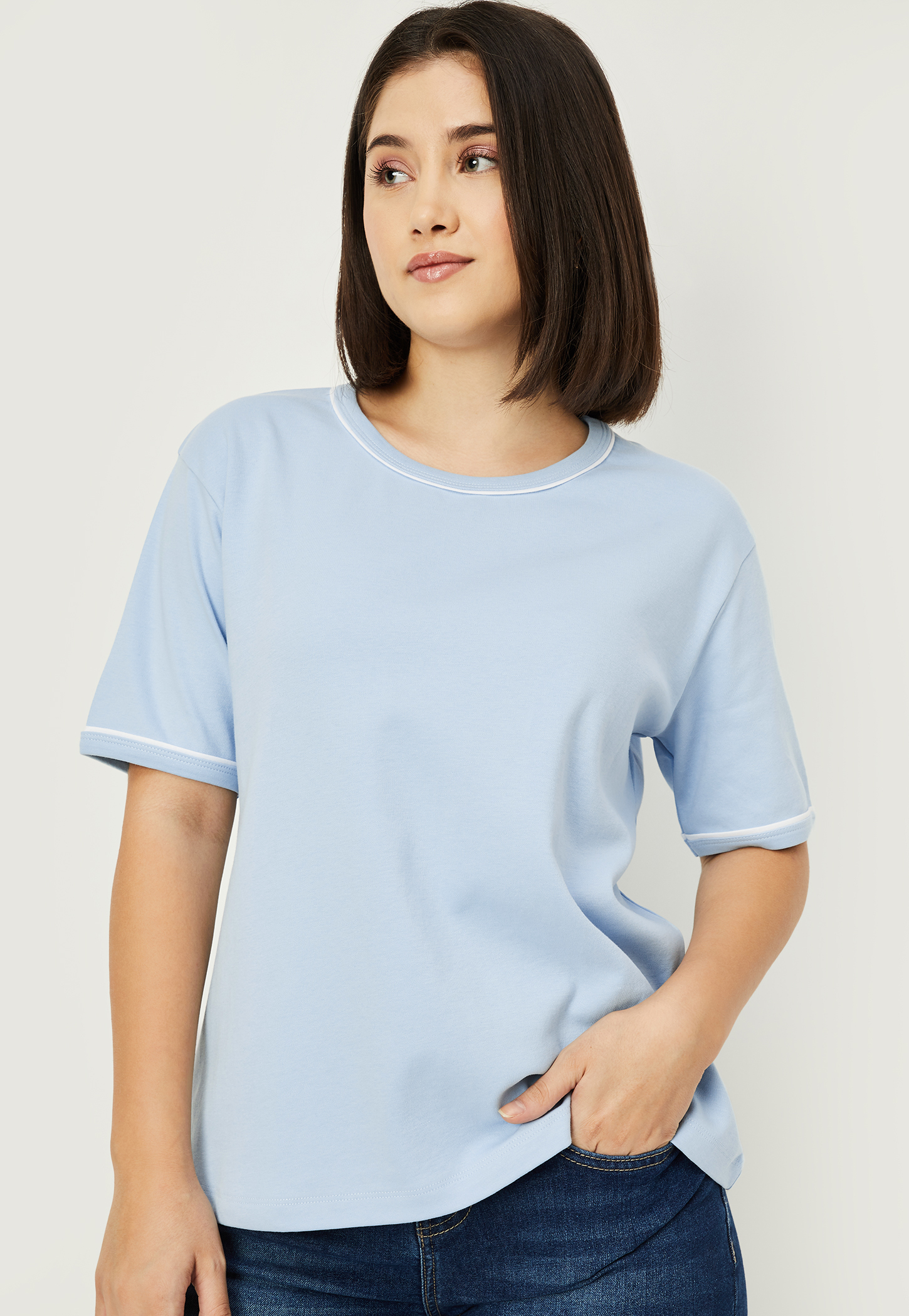 Women Solid T-shirt-picture-22