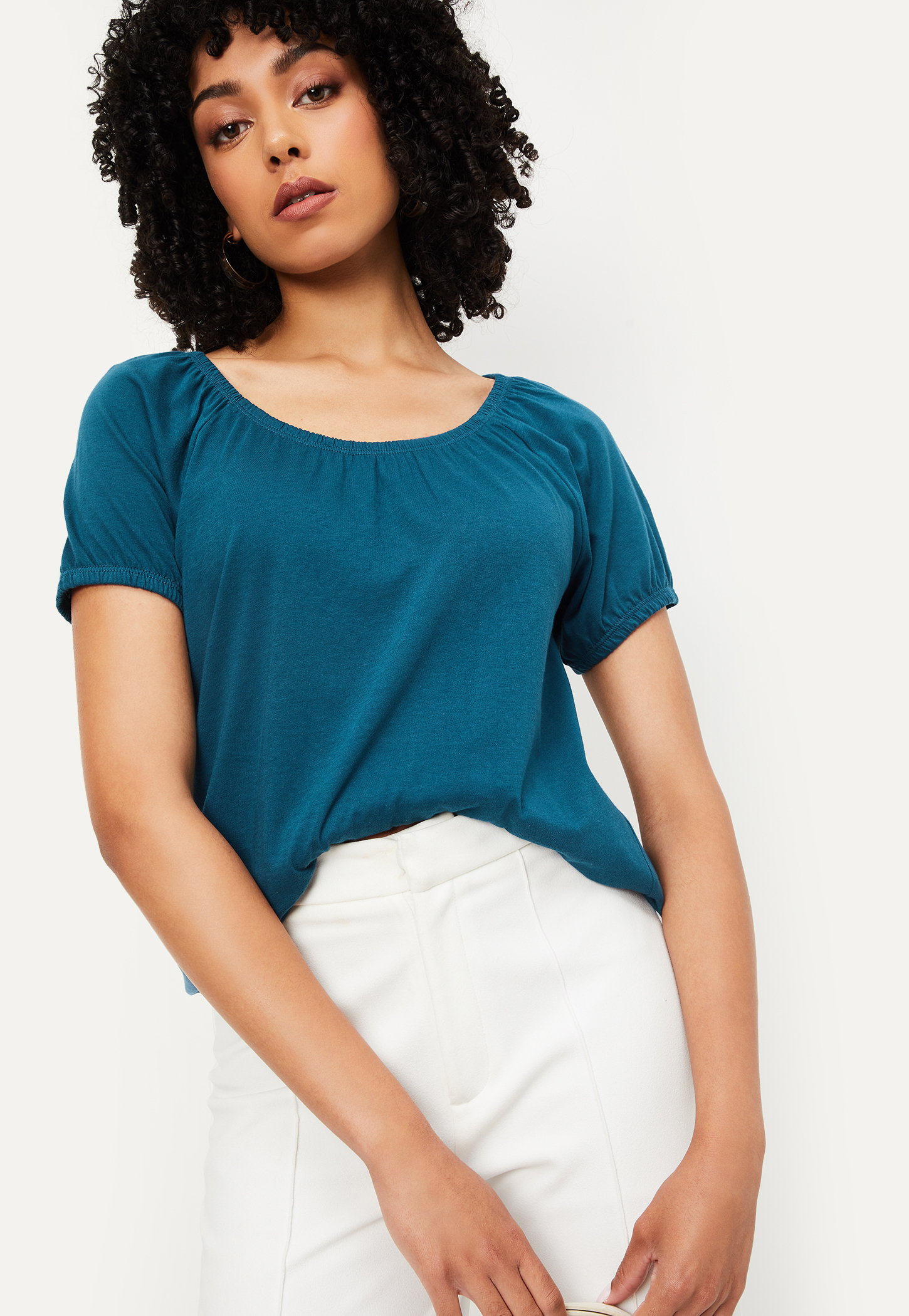 Women Solid Styled Back Top-picture-31