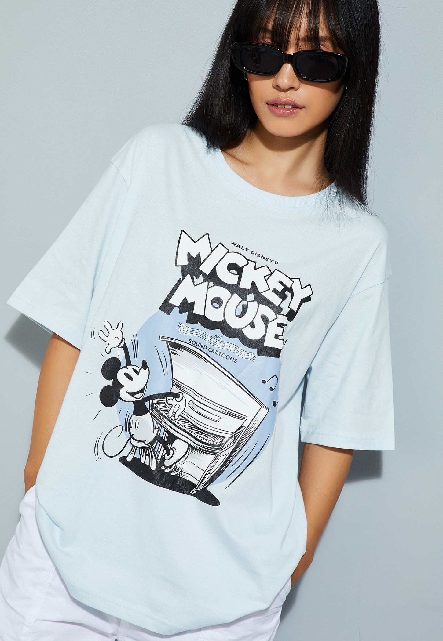 URB_N Women Oversized Mickey Print T-shirt-picture-17