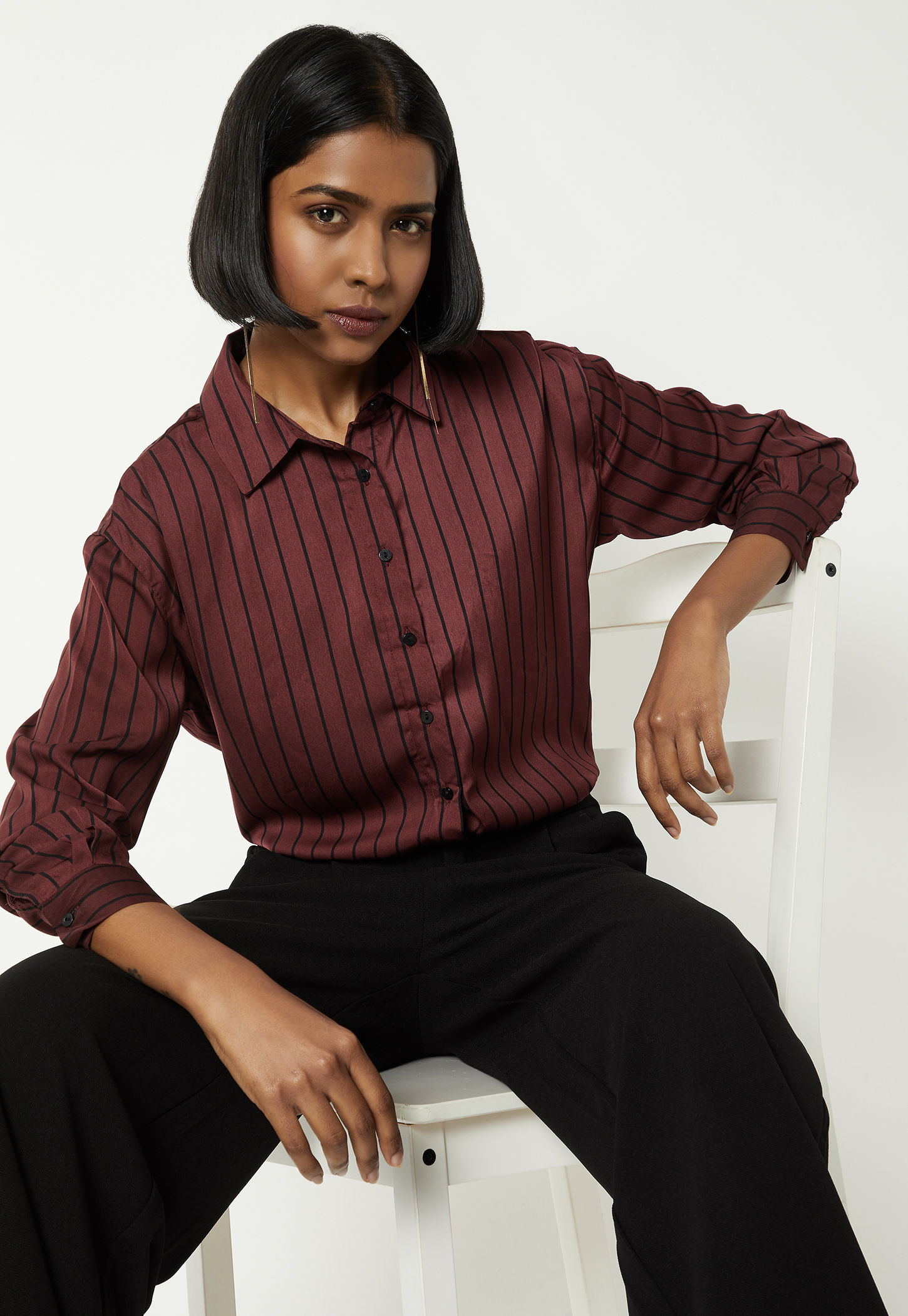 Women Striped Formal Shirt-picture-29