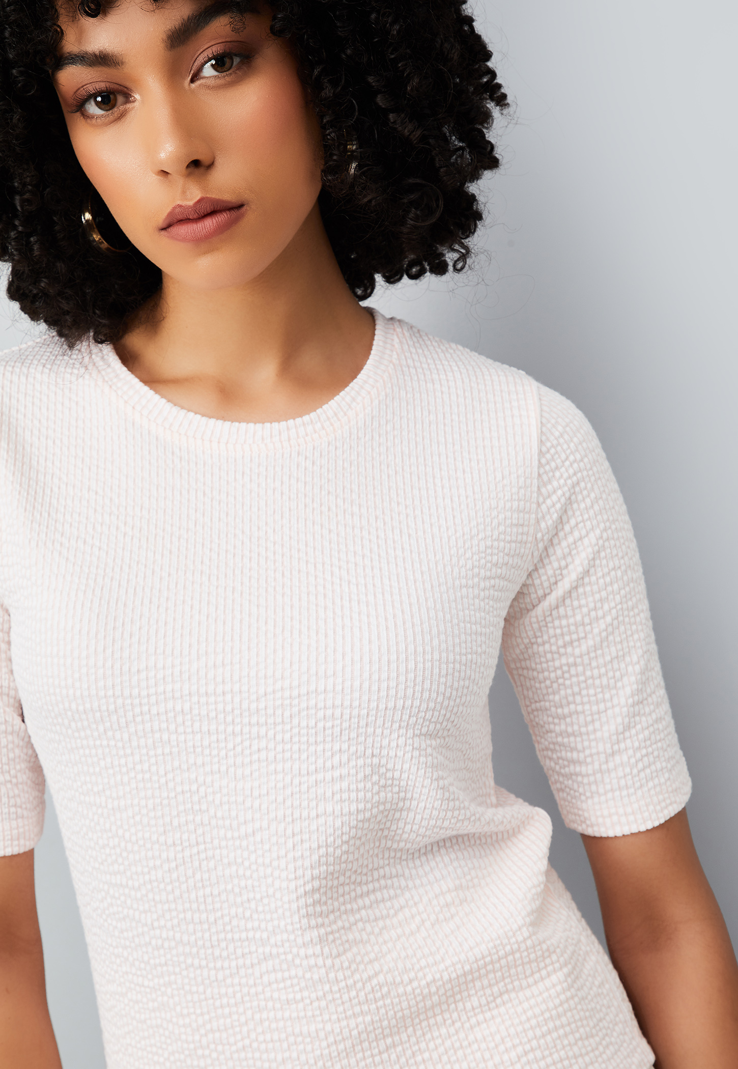 Women Seersucker T-shirt-picture-19