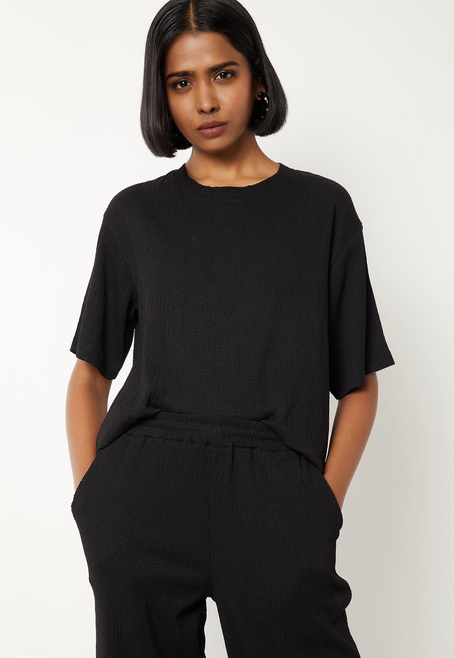 Women Textured T-shirt-picture-52