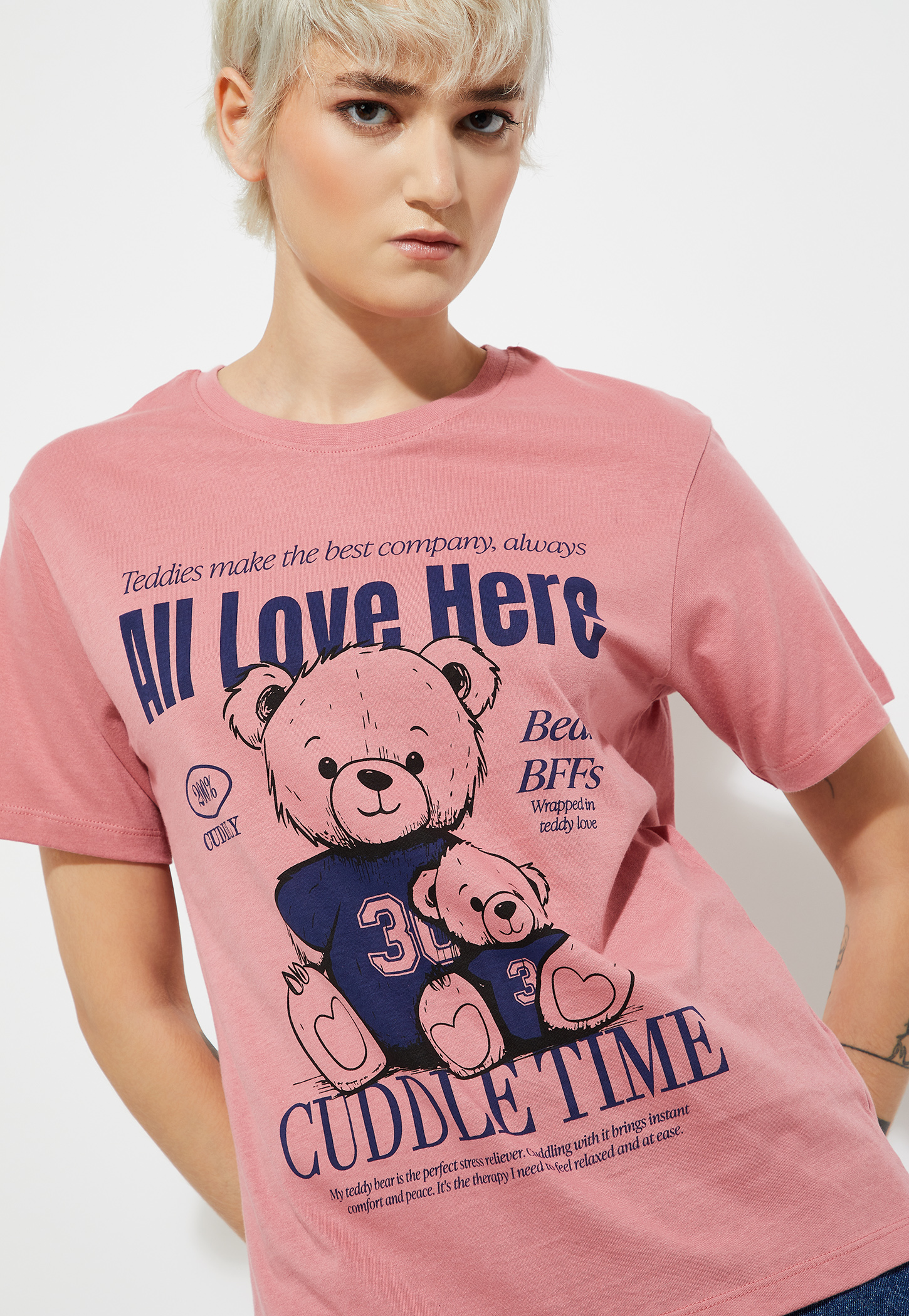 URB_N Women Printed Relaxed Fit T-shirt-picture-11