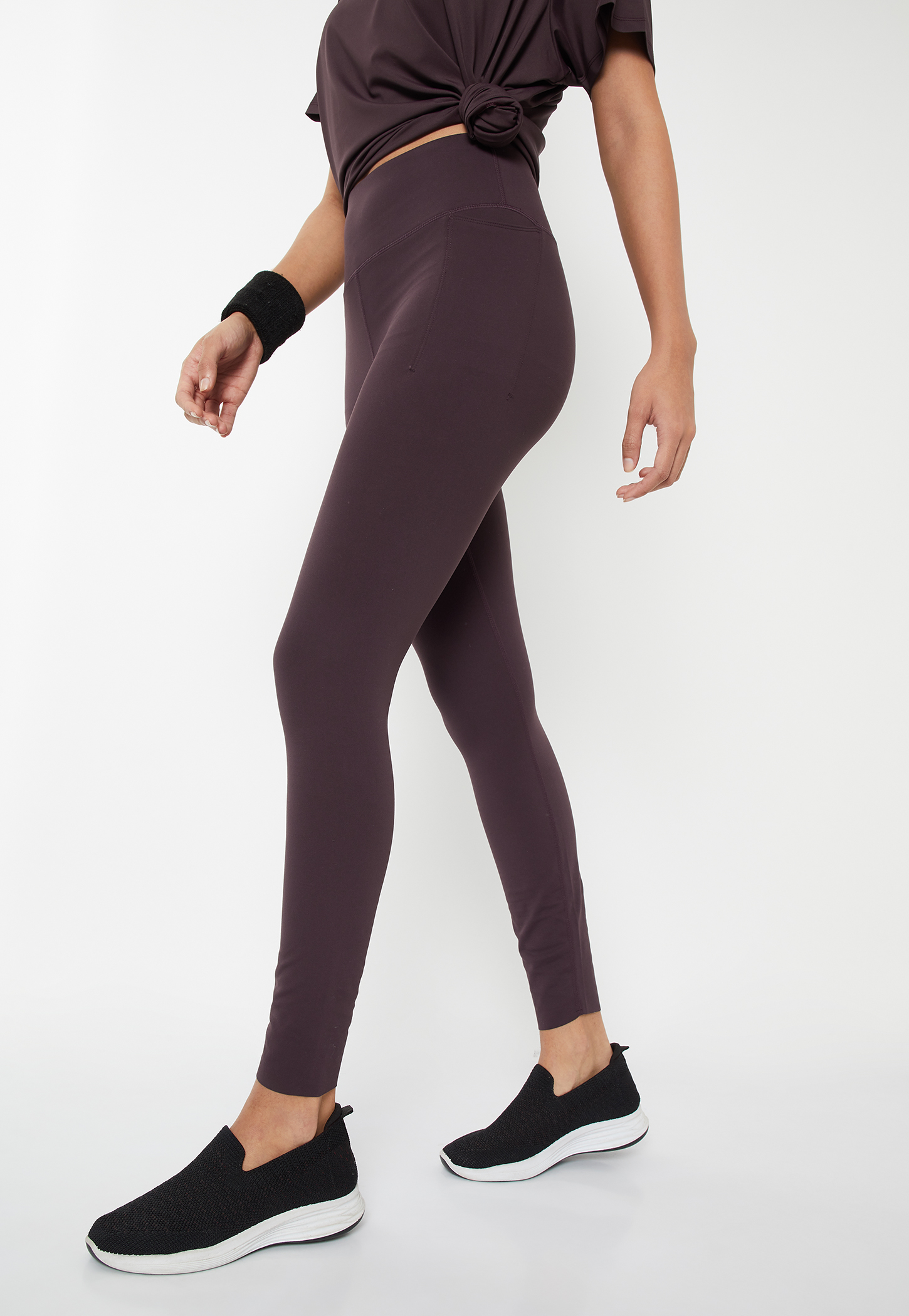 Women Solid Sports Tights-picture-24