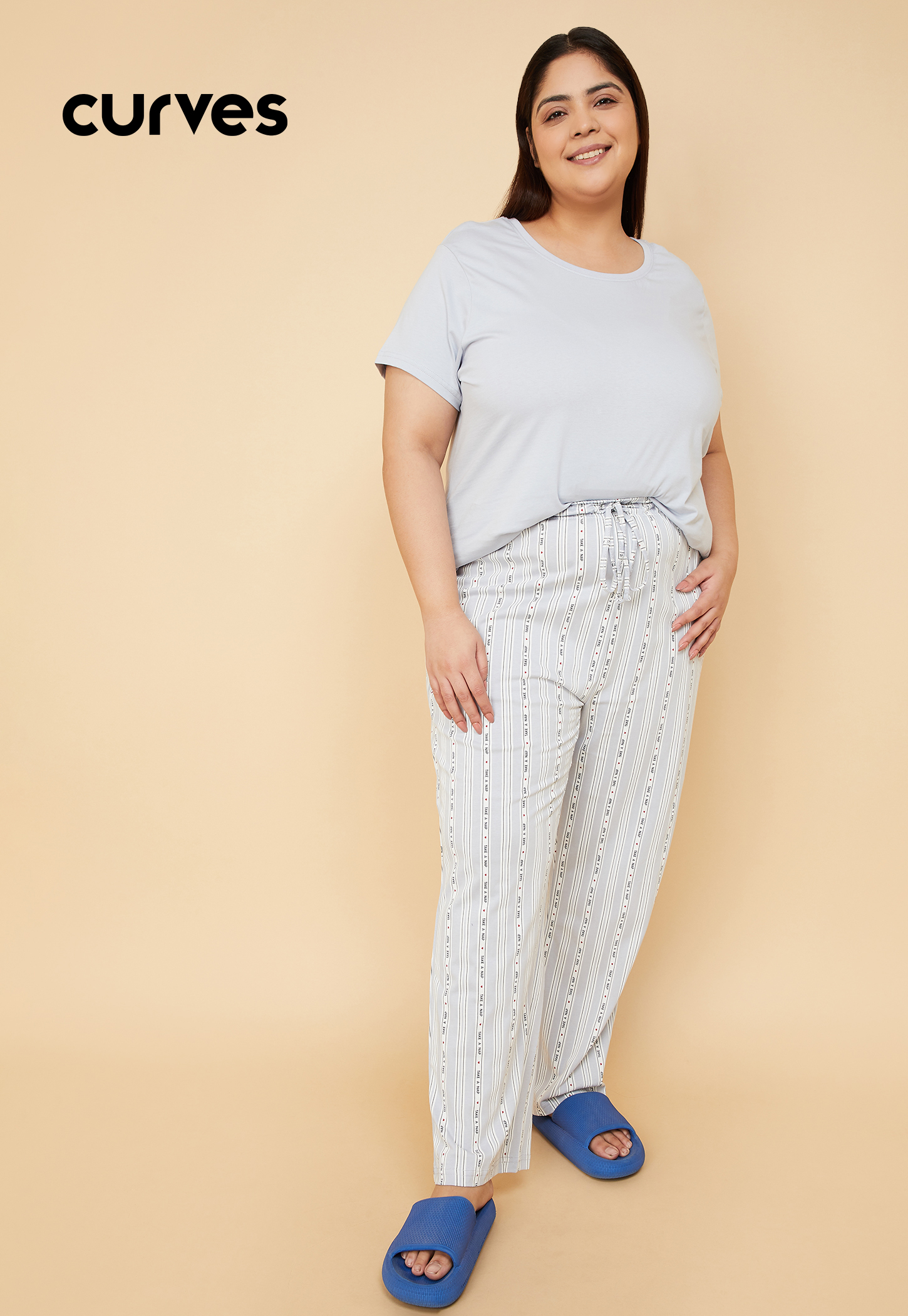 Women Printed PJ Set-image-12