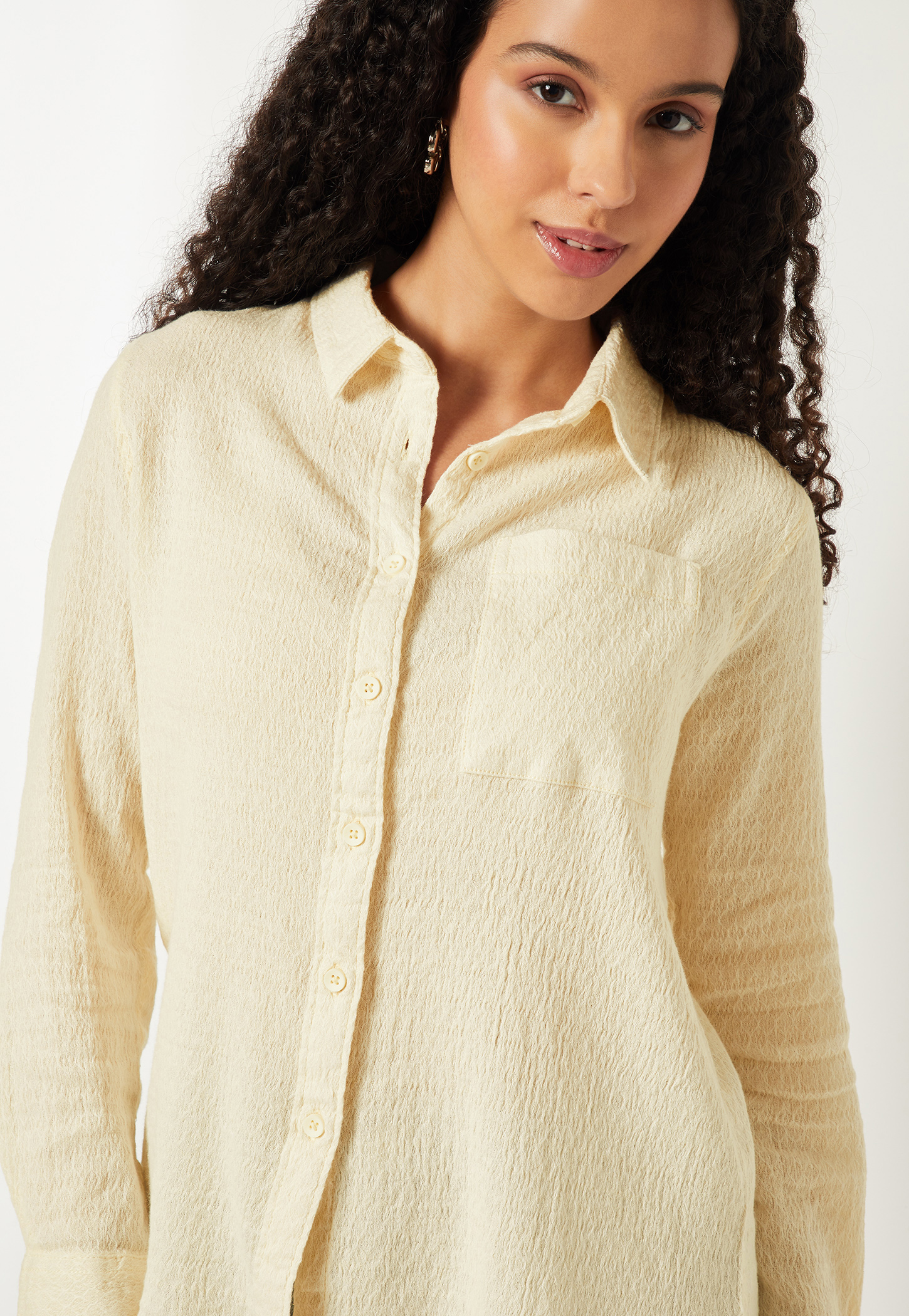 Women Textured Regular Fit Shirt-picture-29