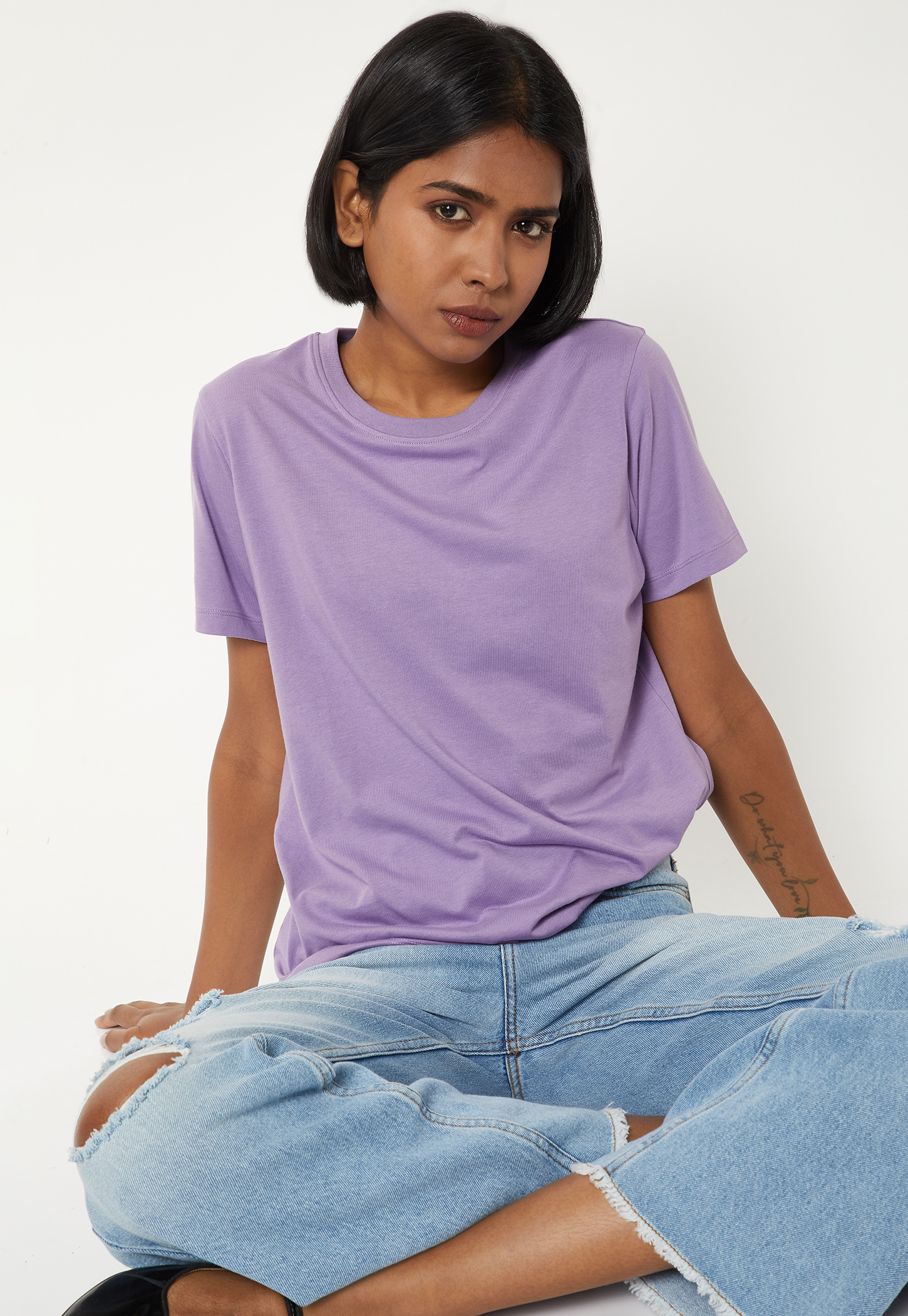 Women Solid T-shirt-picture-38