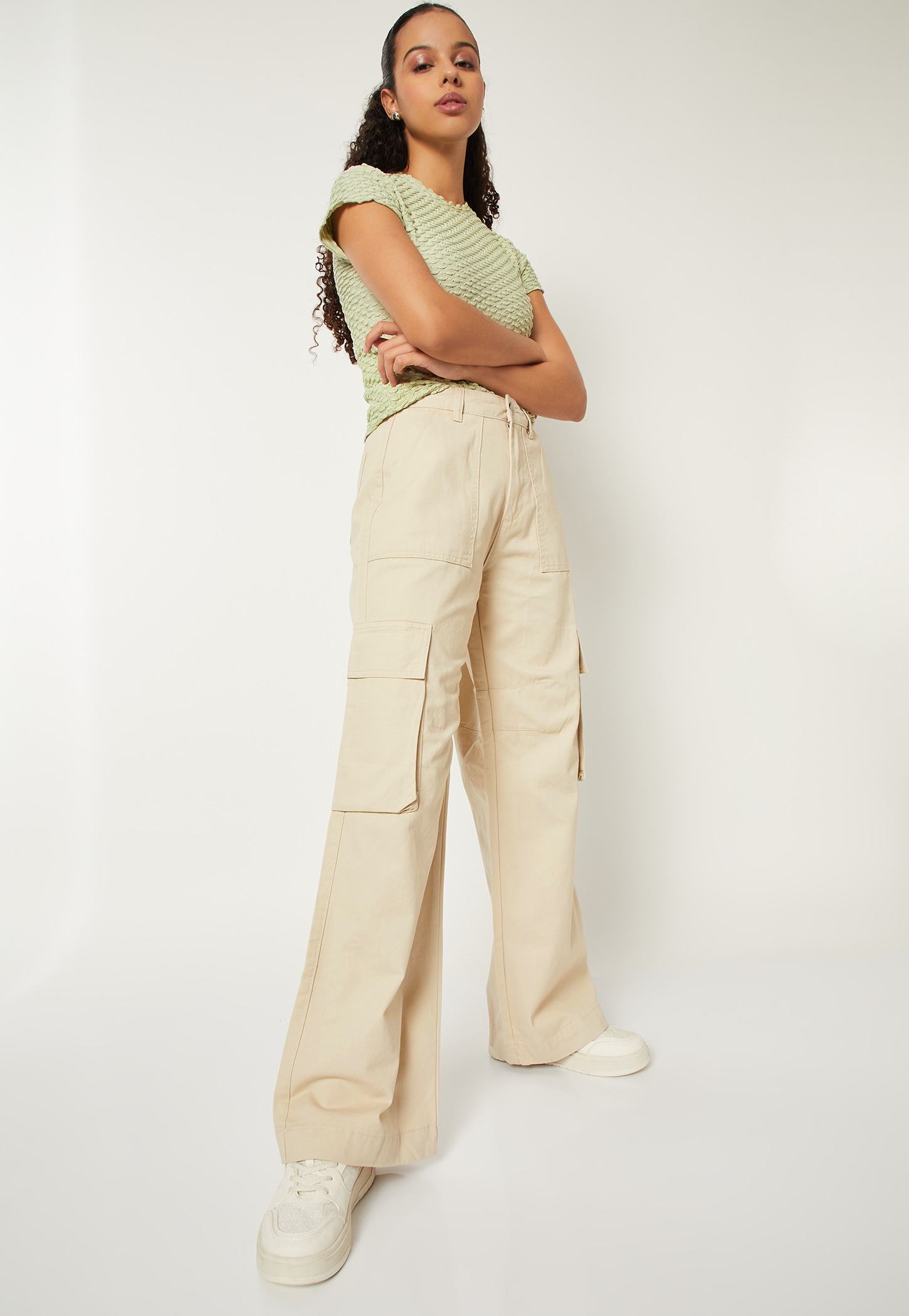 Women Solid Cargos-picture-18