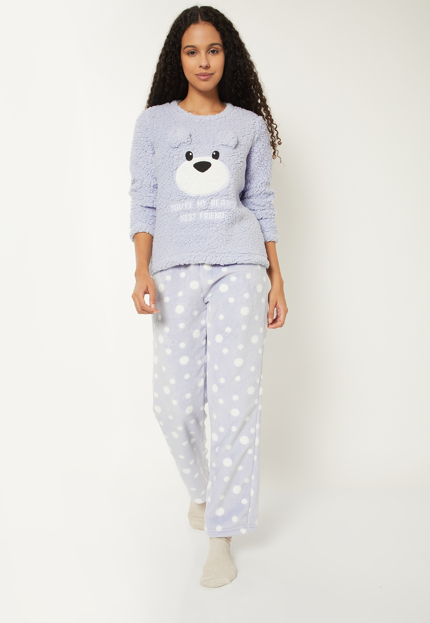 Women Applique Cosy PJ Set-picture-24