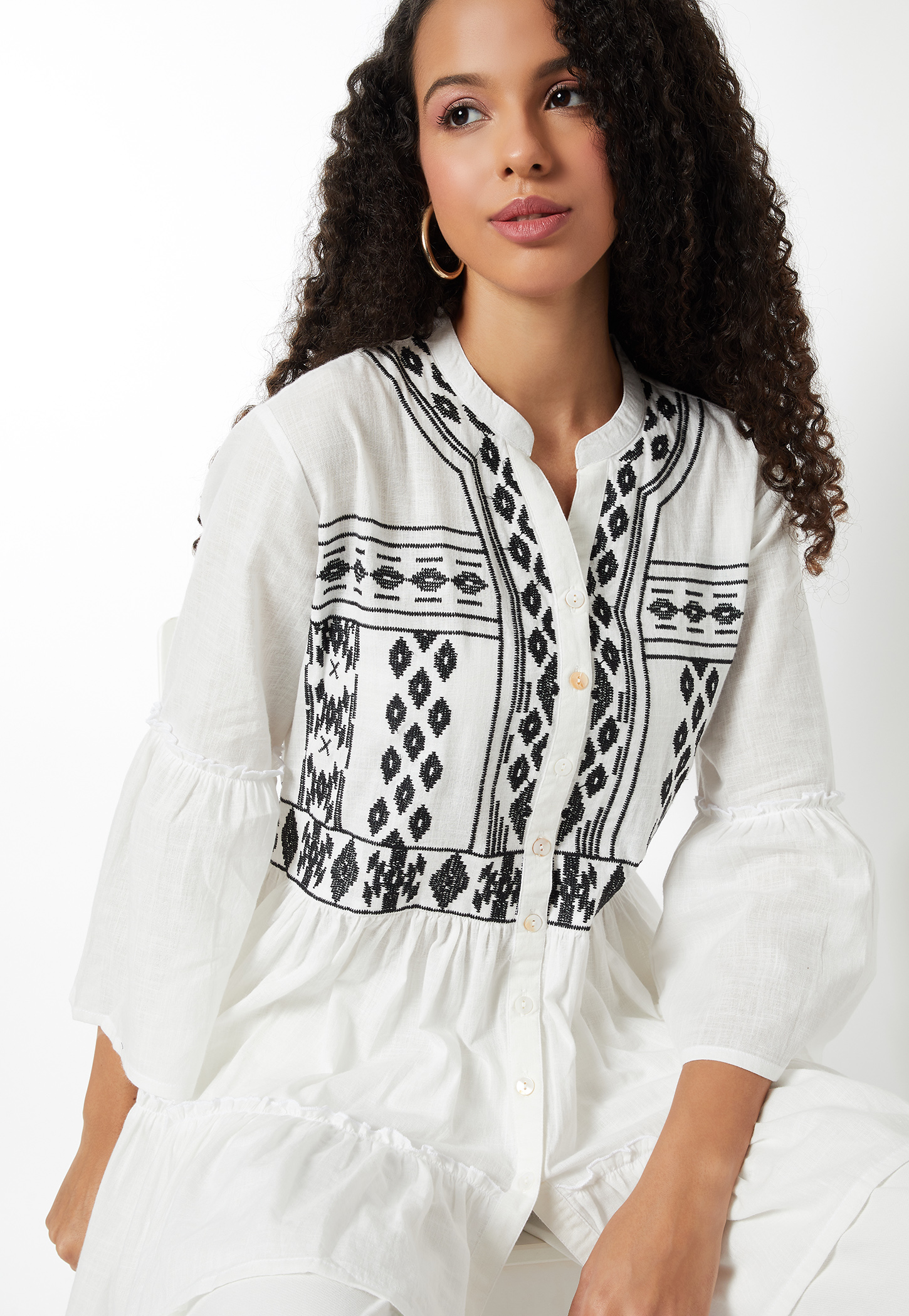 Women Embroidered A-line Tunic-picture-34