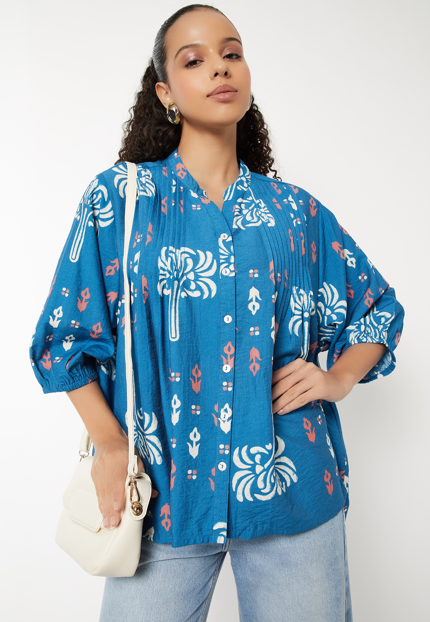 Women Printed Pleated Tunic-picture-37