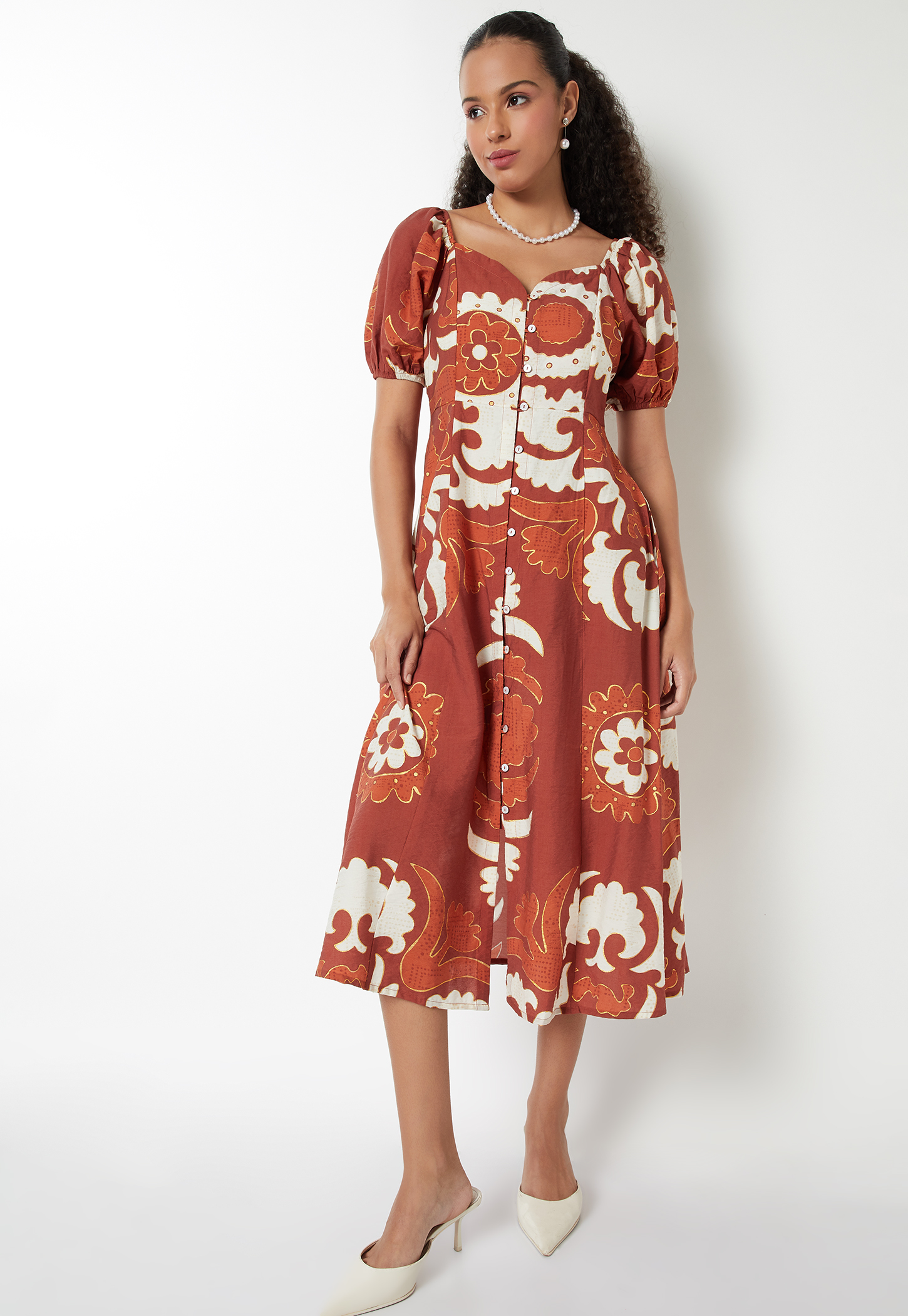 Women Printed Midi Dress-picture-51