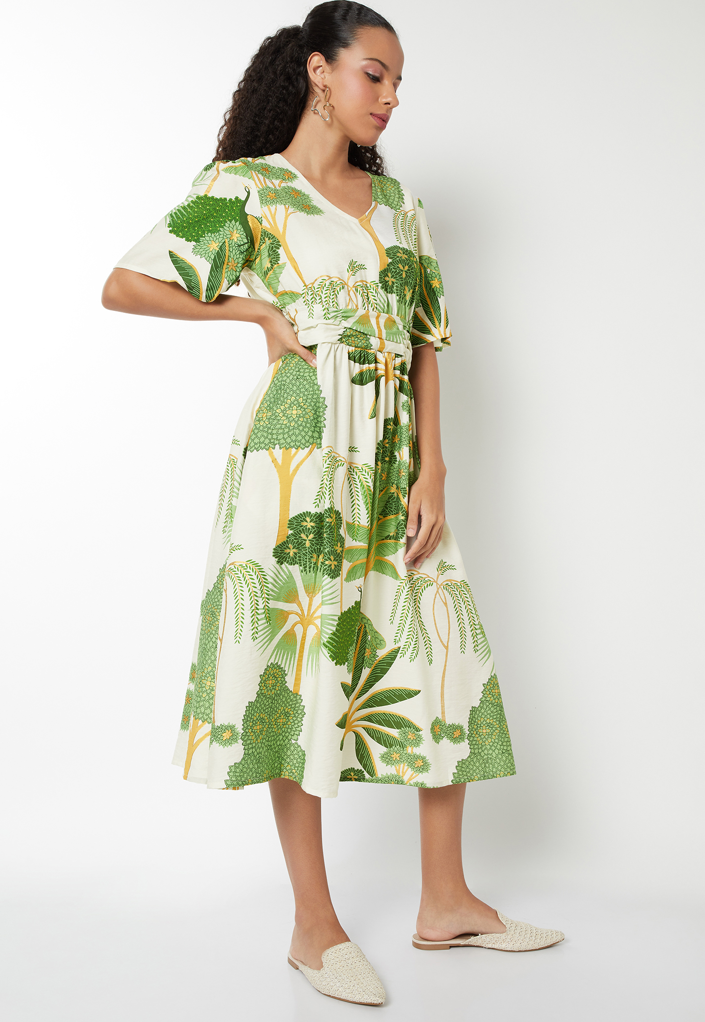 Women Printed A-line Dress-picture-29