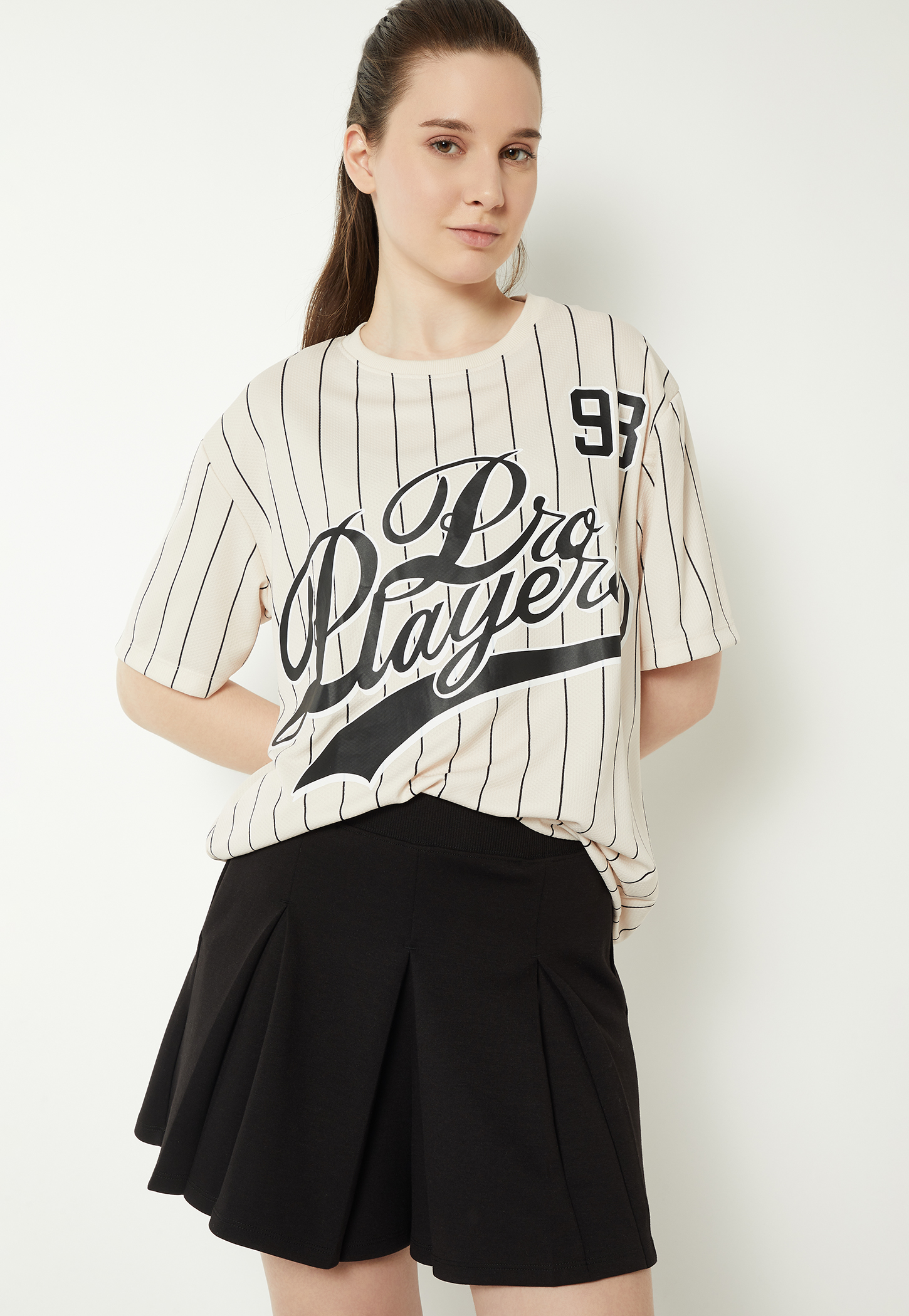 Women Striped Oversized T-shirt-picture-30