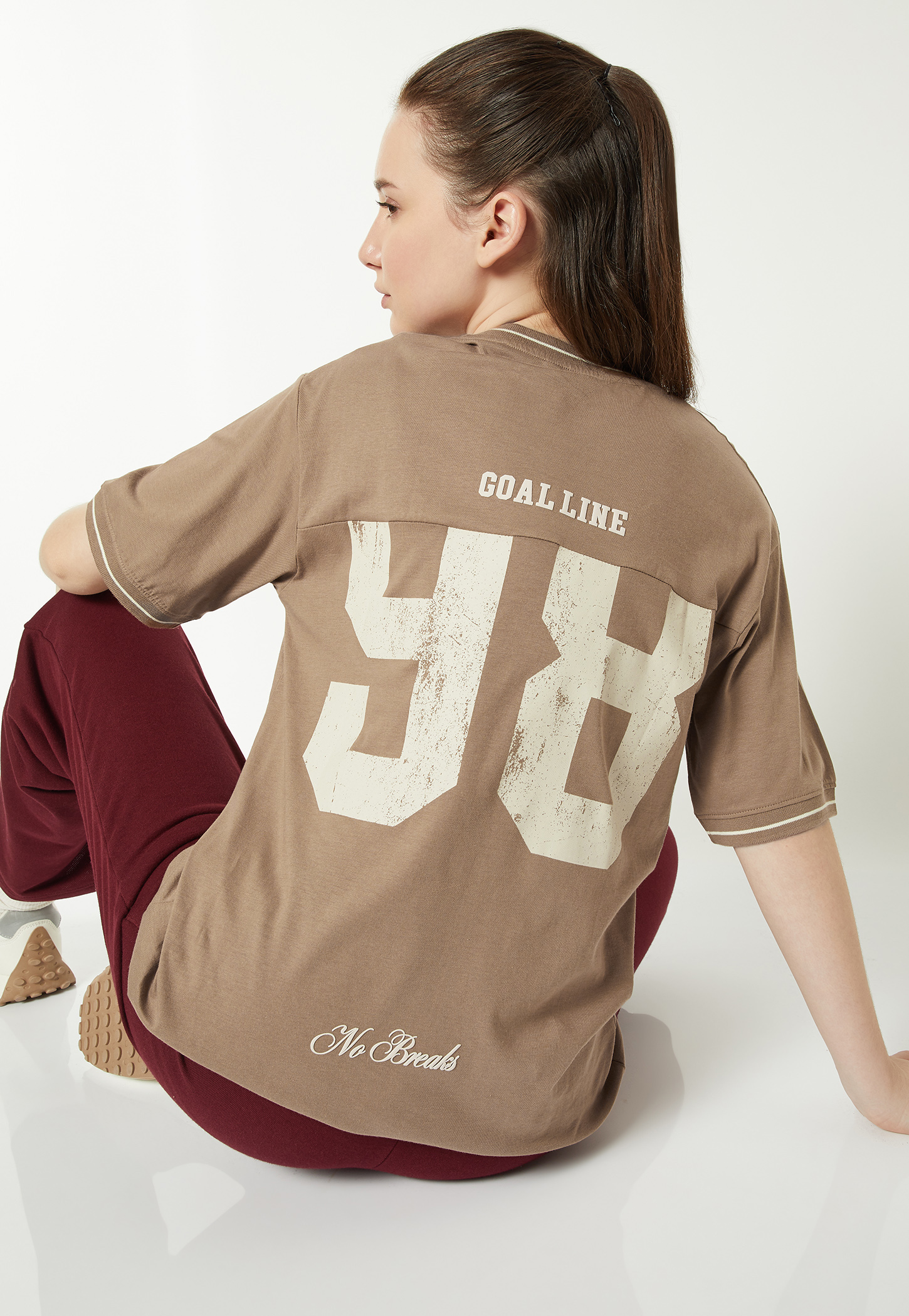 Women Oversized Printed Active T-shirt-image-39