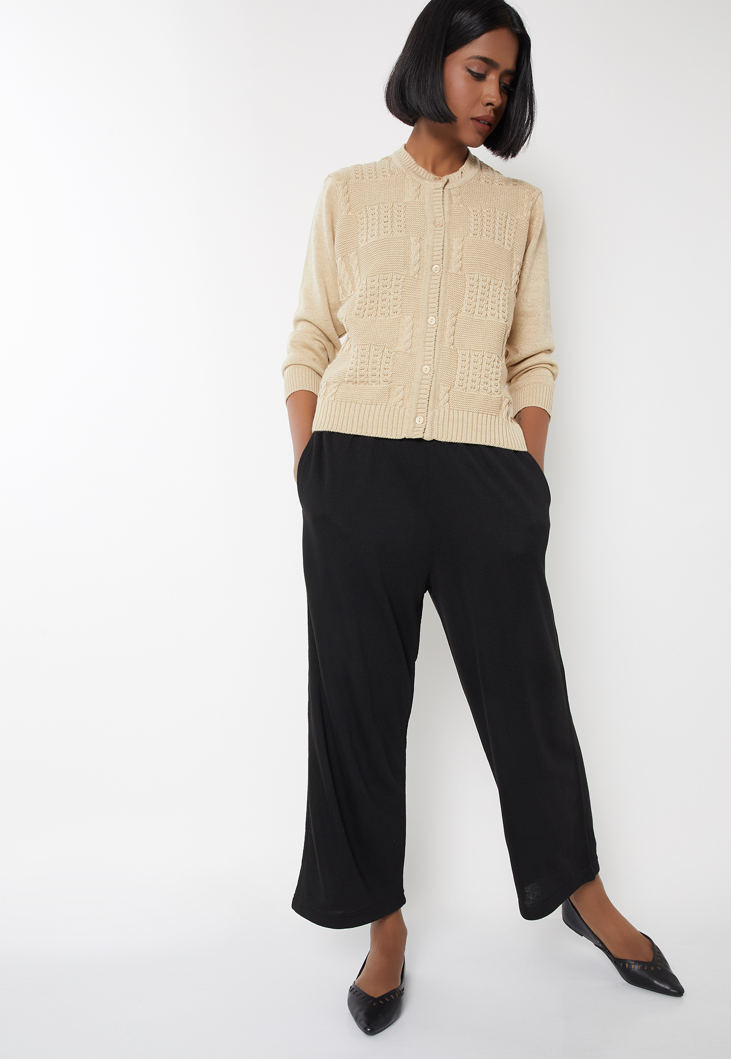 Women Knit Palazzos-image-38