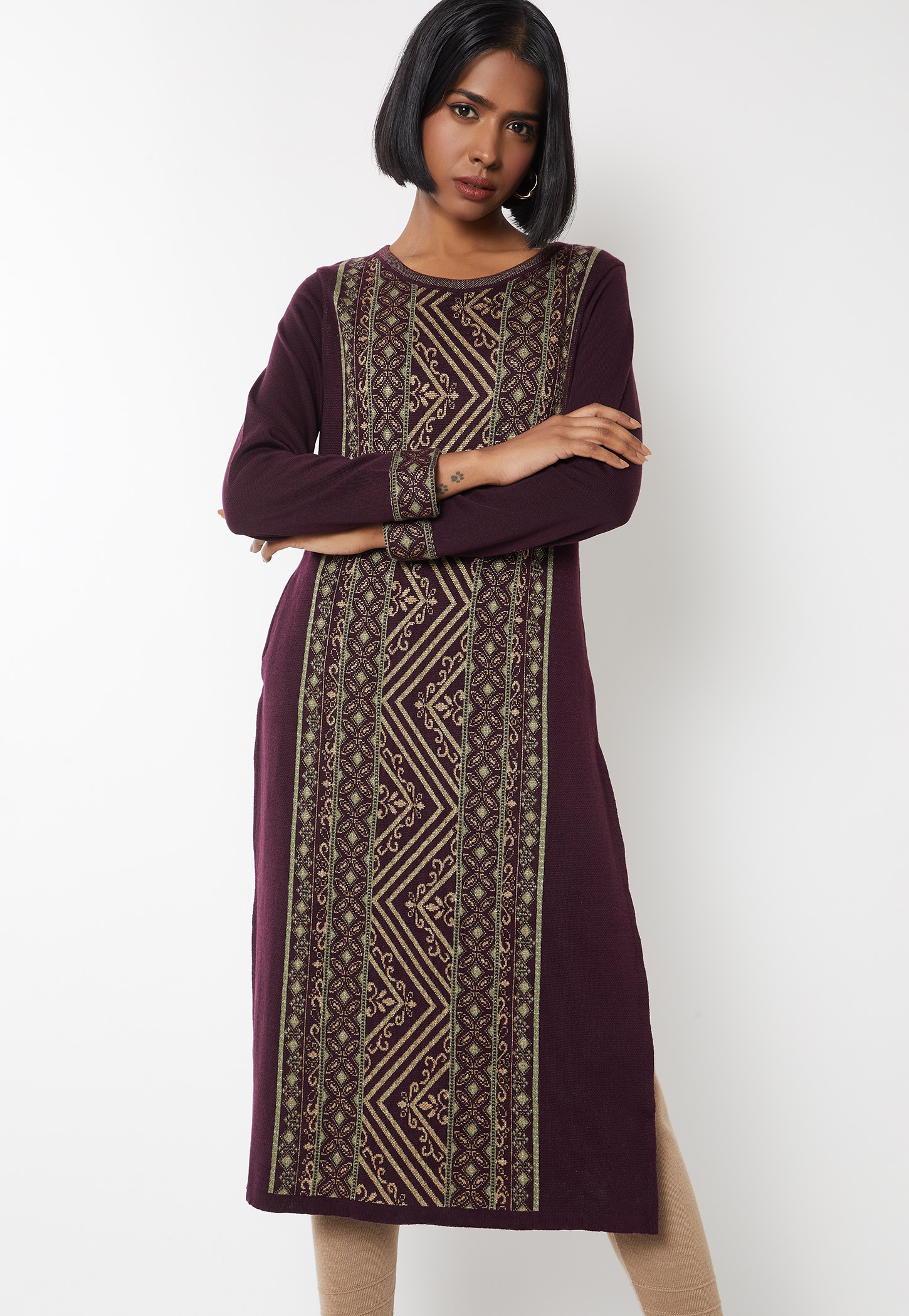 max fashion woolen kurti