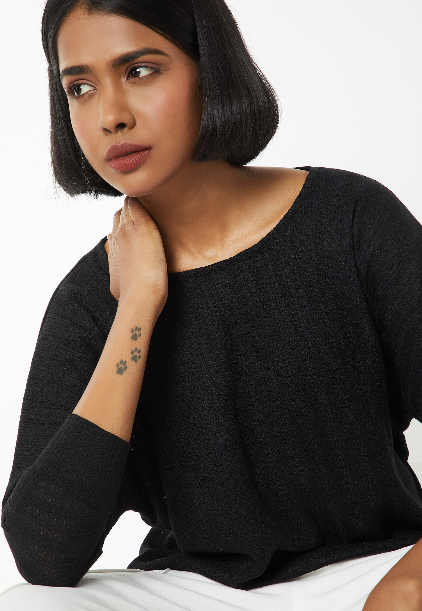 Women Textured Knit Top-picture-10