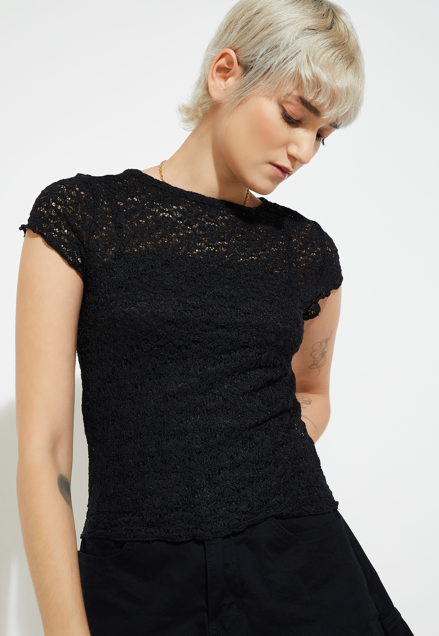 ALAYA F x URB_N Women Knit Top with Camisole-picture-18