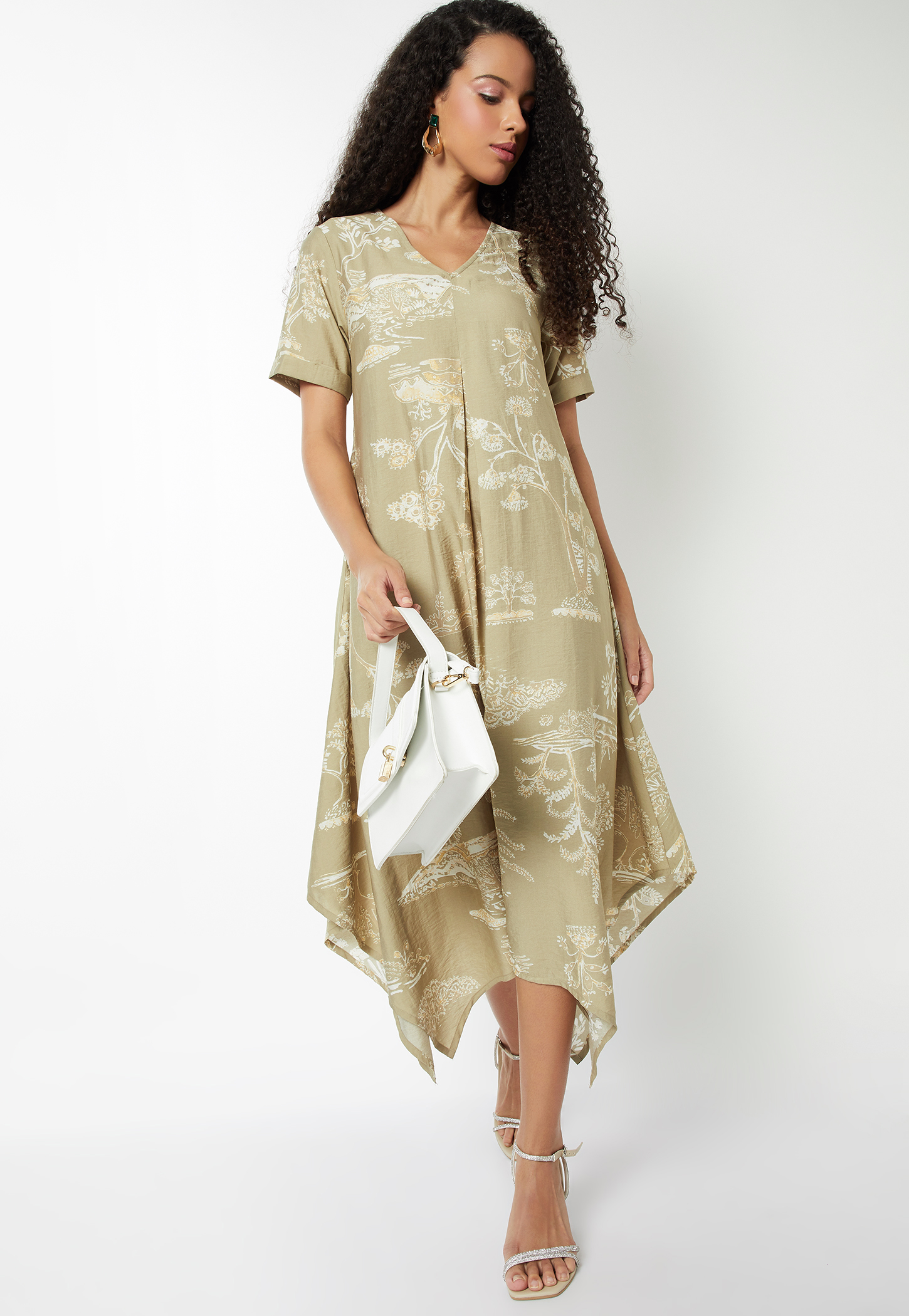 Women Printed A-line Dress-picture-10