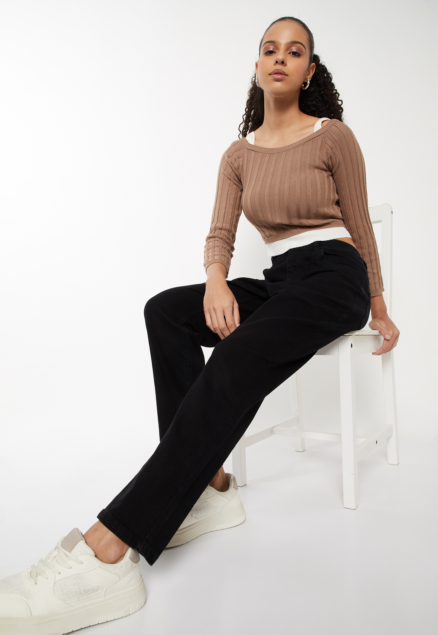Women Solid Slim Straight Jeans-picture-33