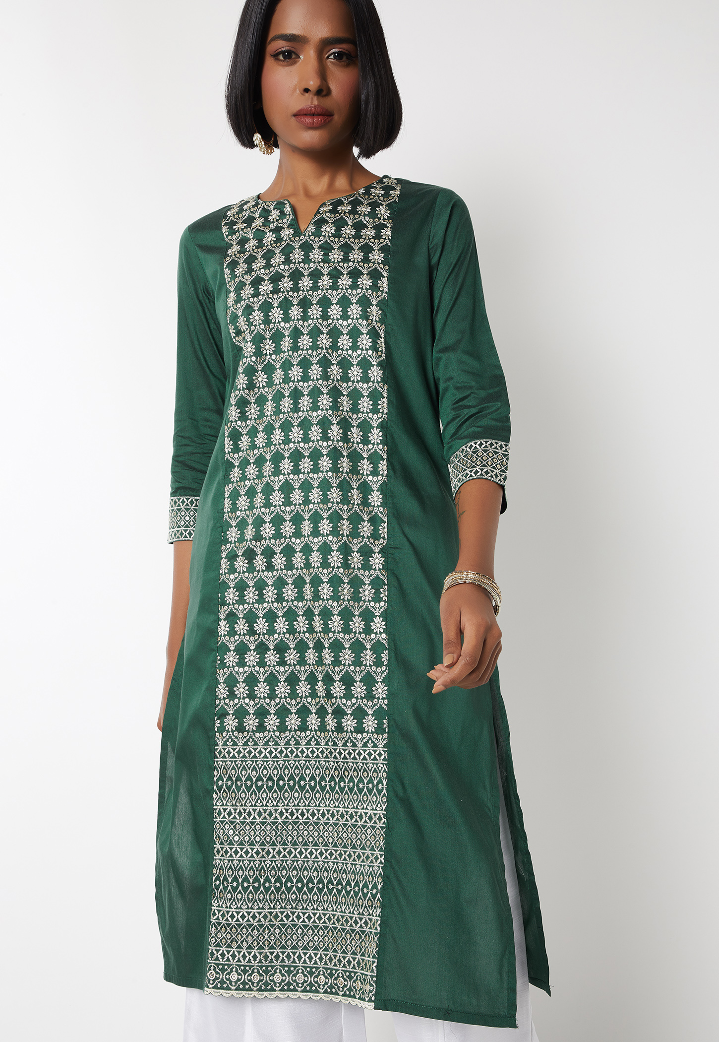 Women Embroidered Straight Kurta-picture-25