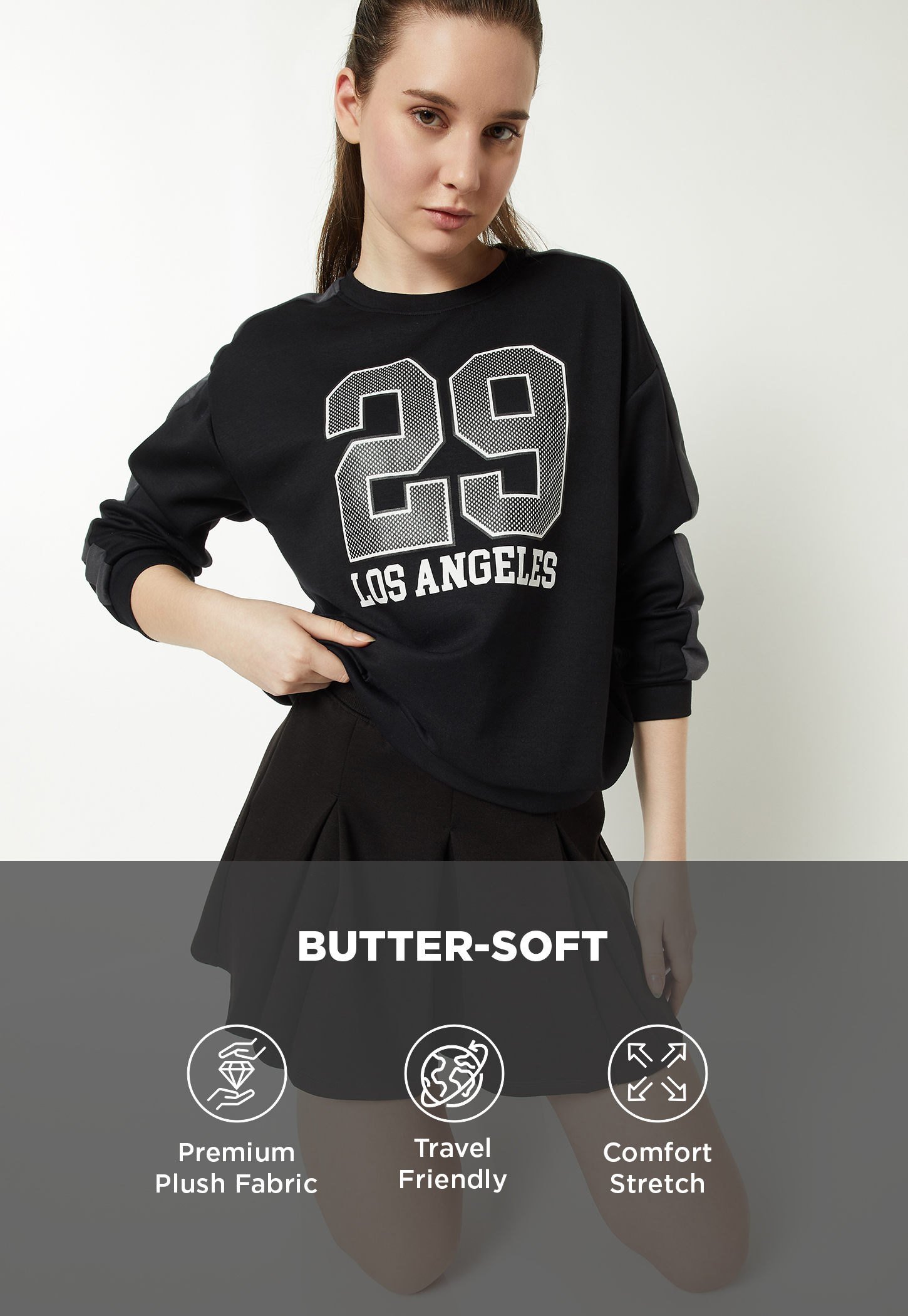 Women Printed Boxy Fit Sports T-shirt-picture-32
