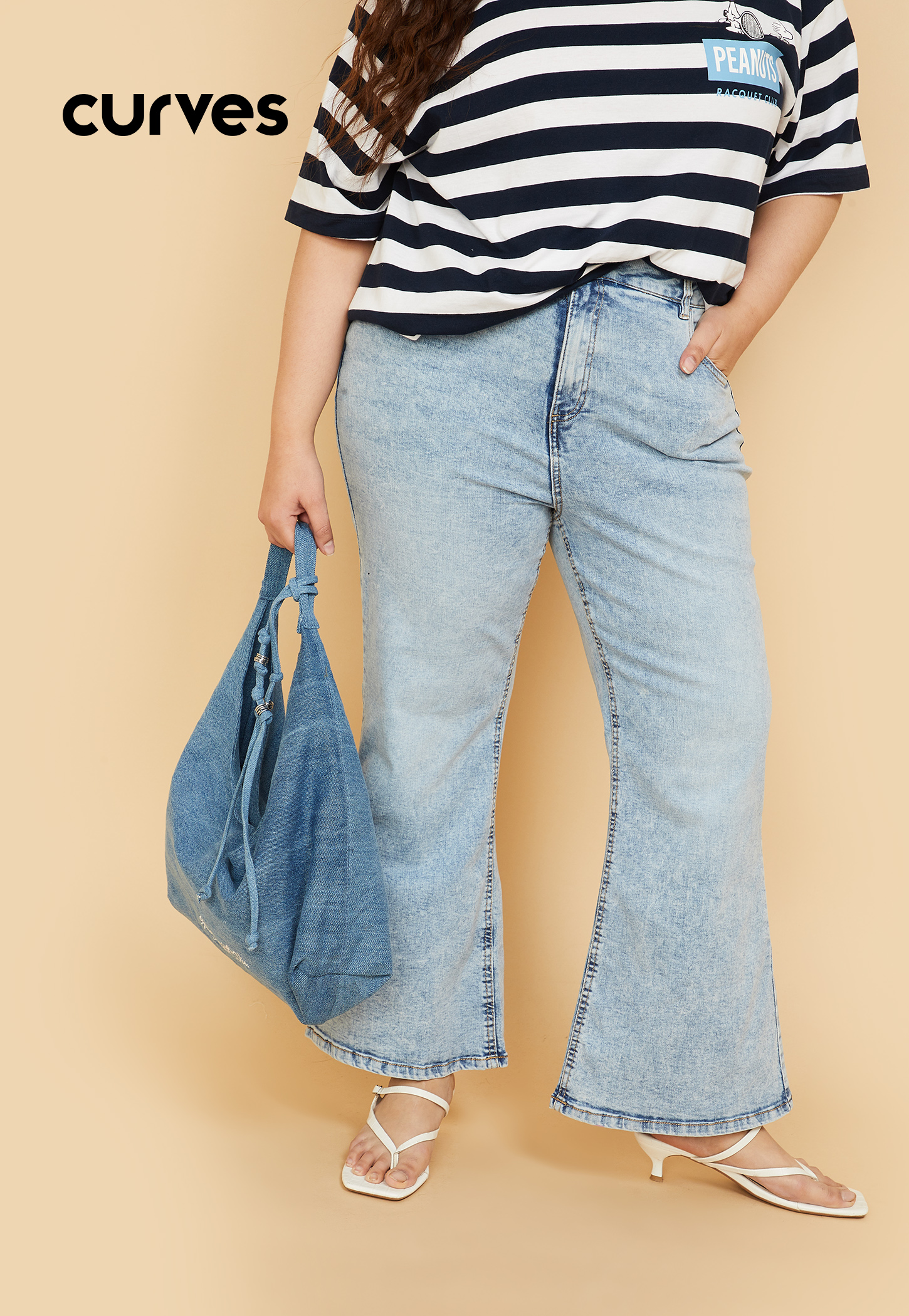Women Washed Flared Jeans-picture-28