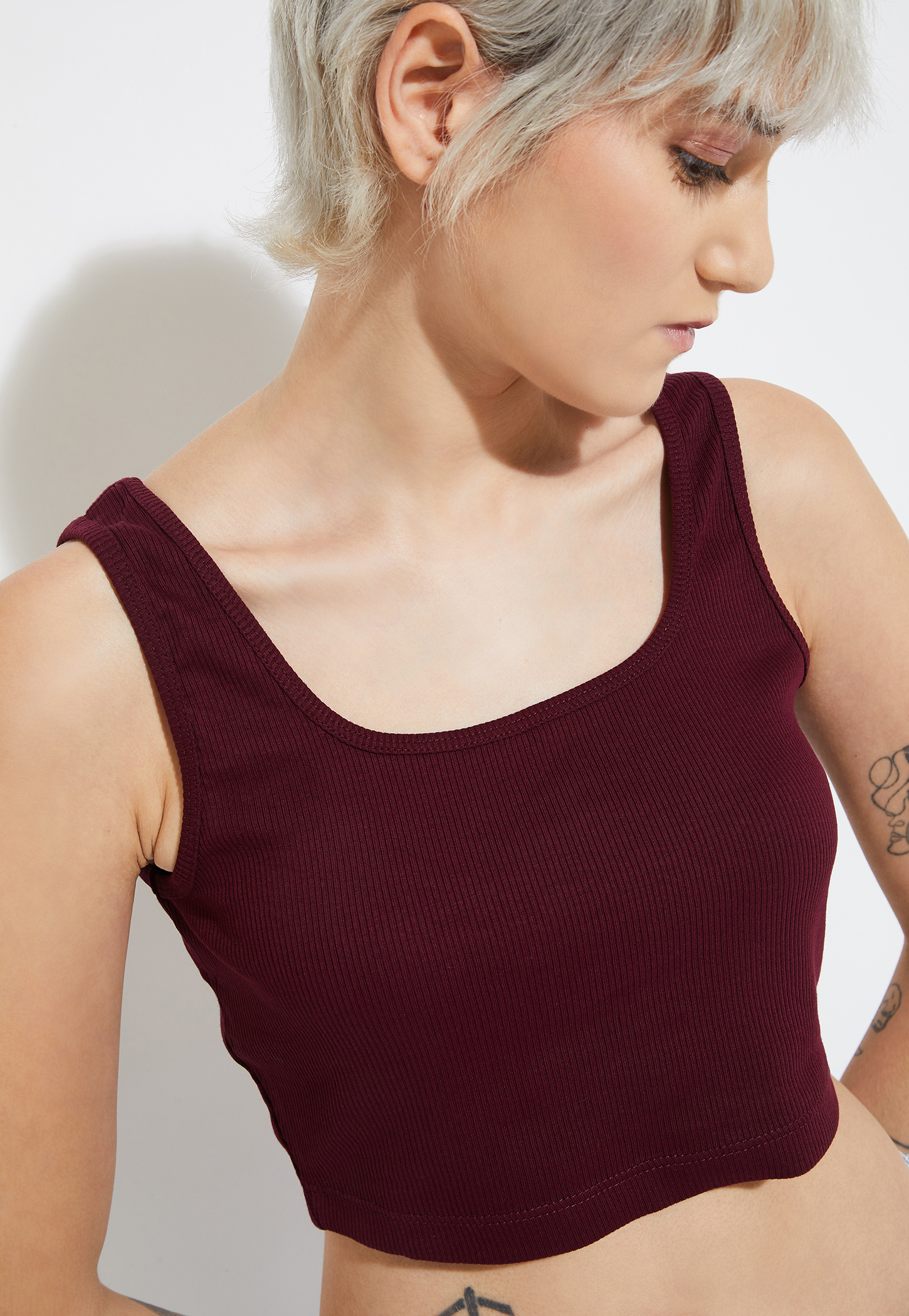 ALAYA F x URB_N Women Ribbed Tank Crop Top-picture-38