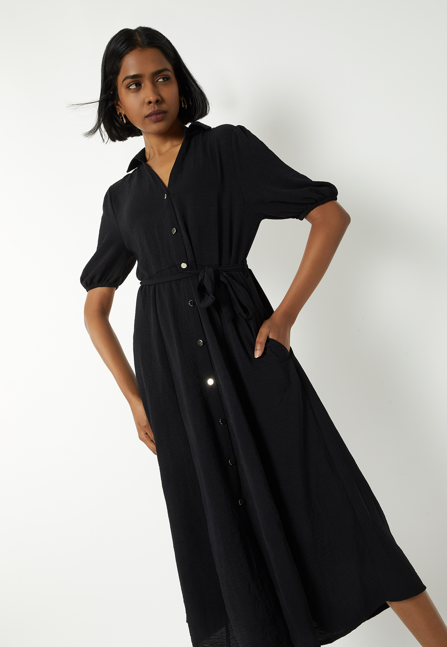 Women Solid Midi Dress-picture-37
