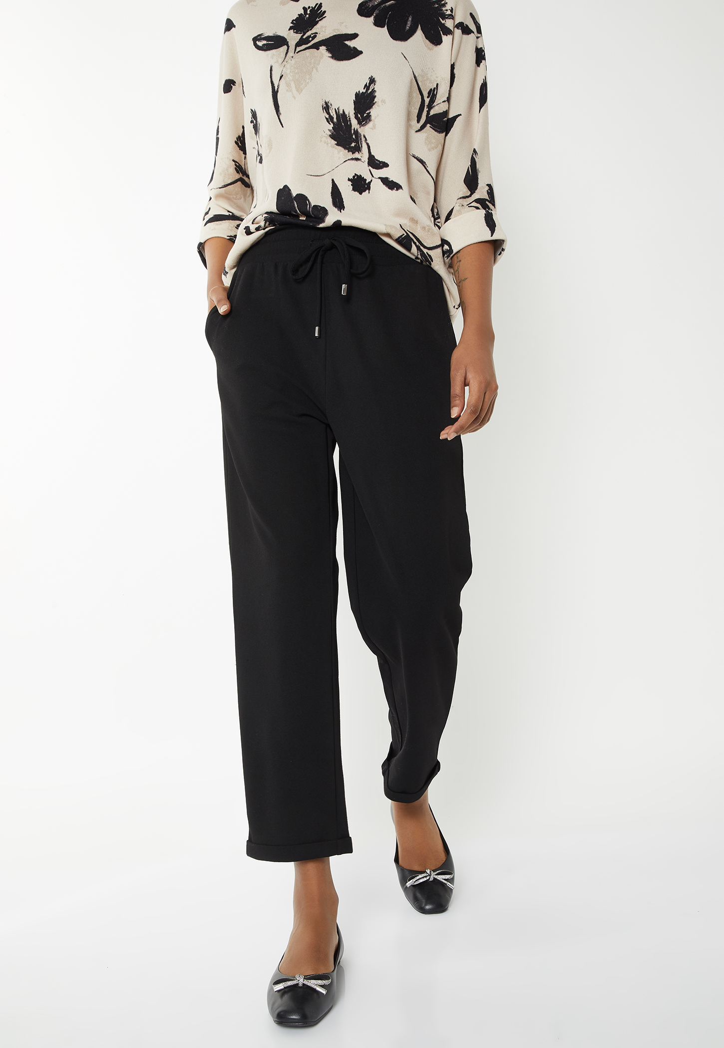 Women Solid Straight Fit Trousers-picture-11