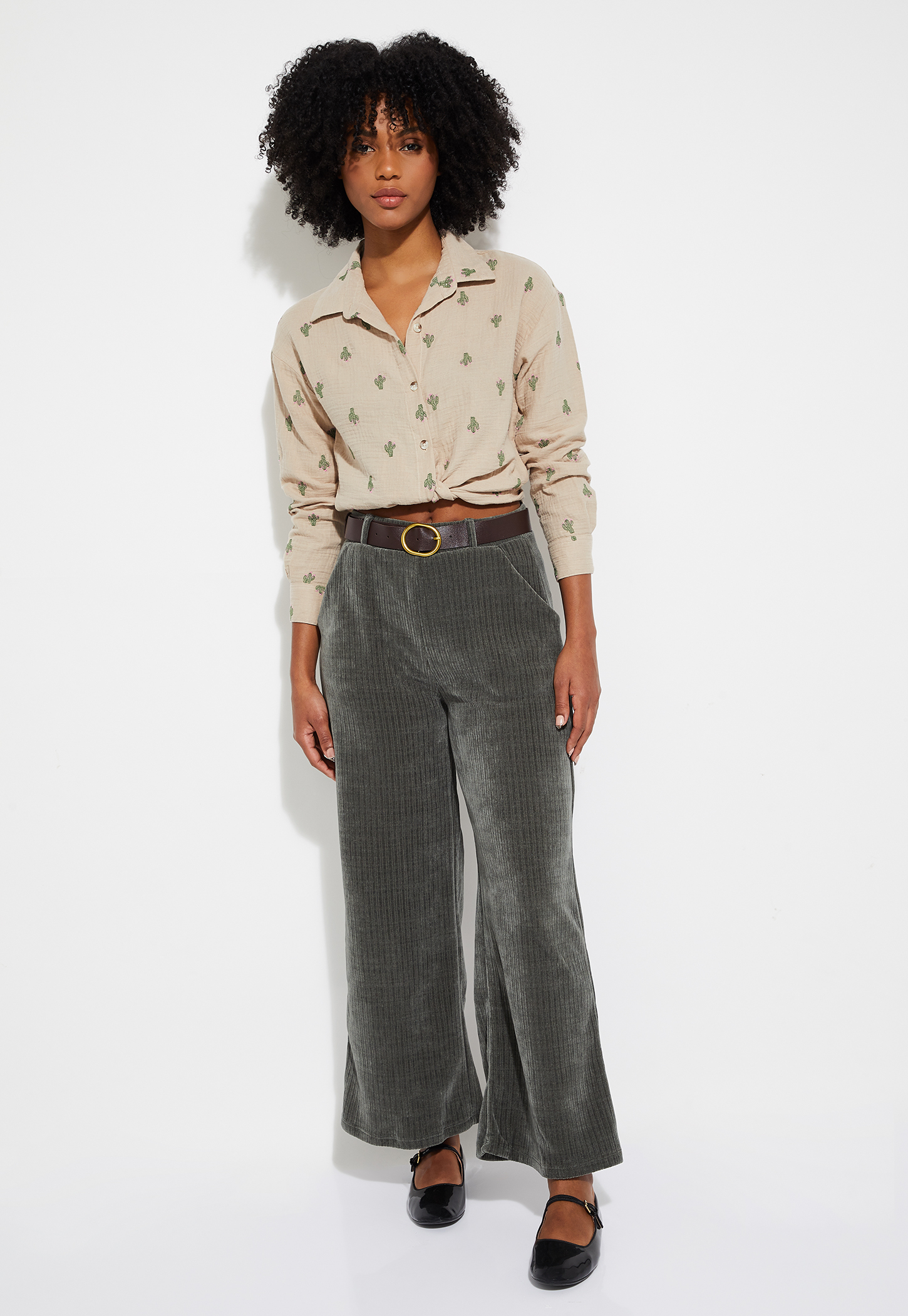 ALAYA F x URB_N Women Embroidered Shirt-Style Top-picture-14