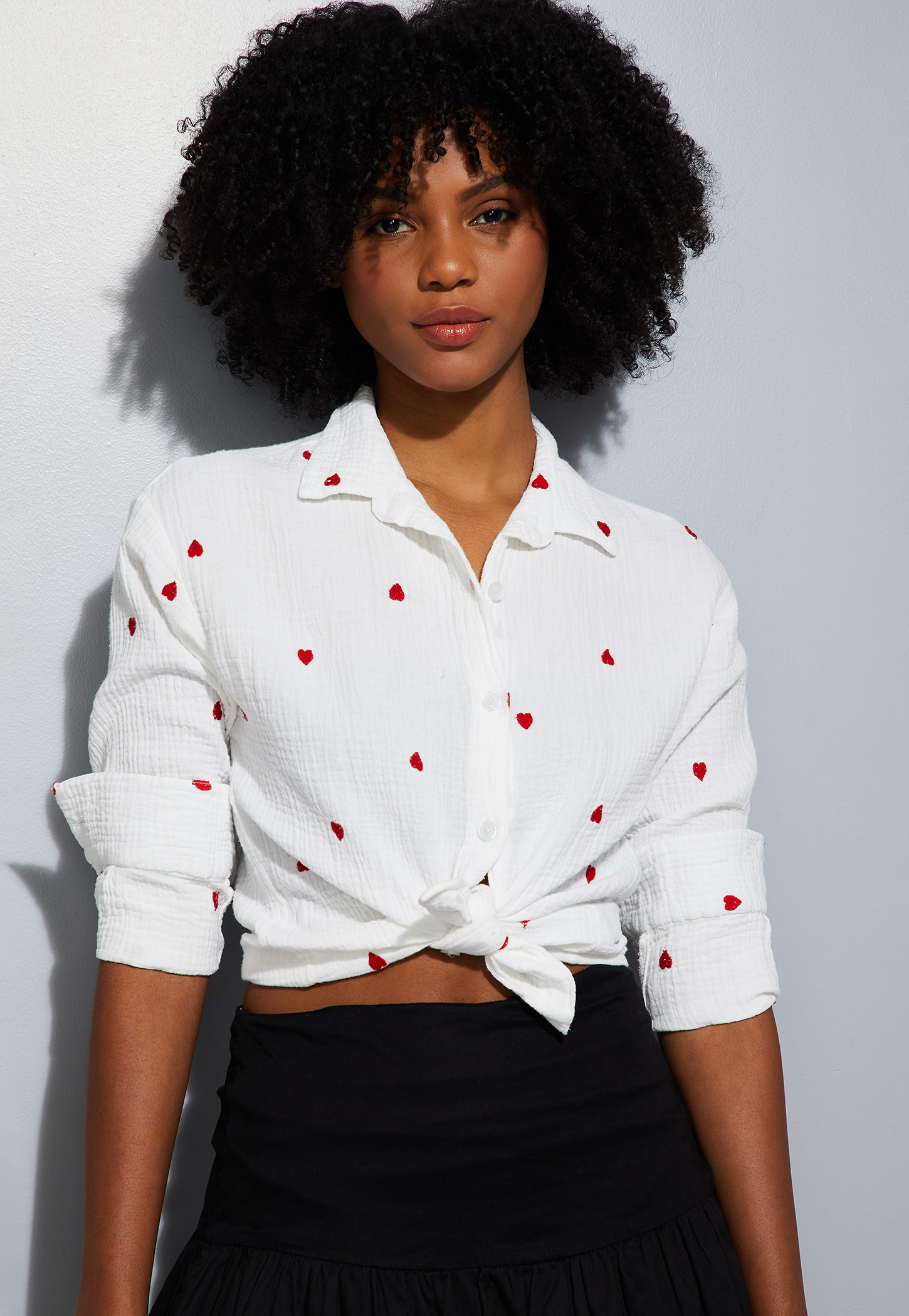 ALAYA F x URB_N Women Embroidered Shirt-Style Top-picture-38