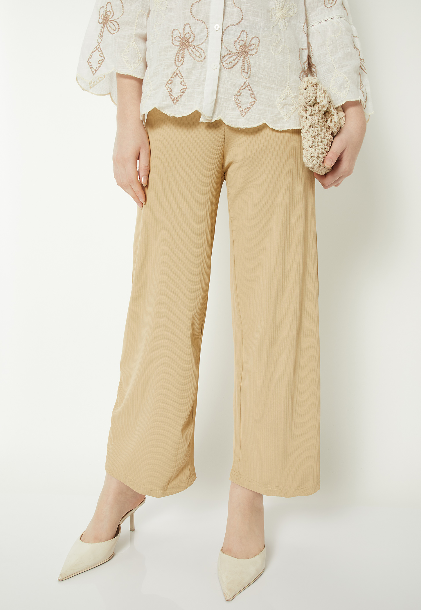 Women Ribbed Trousers-picture-54