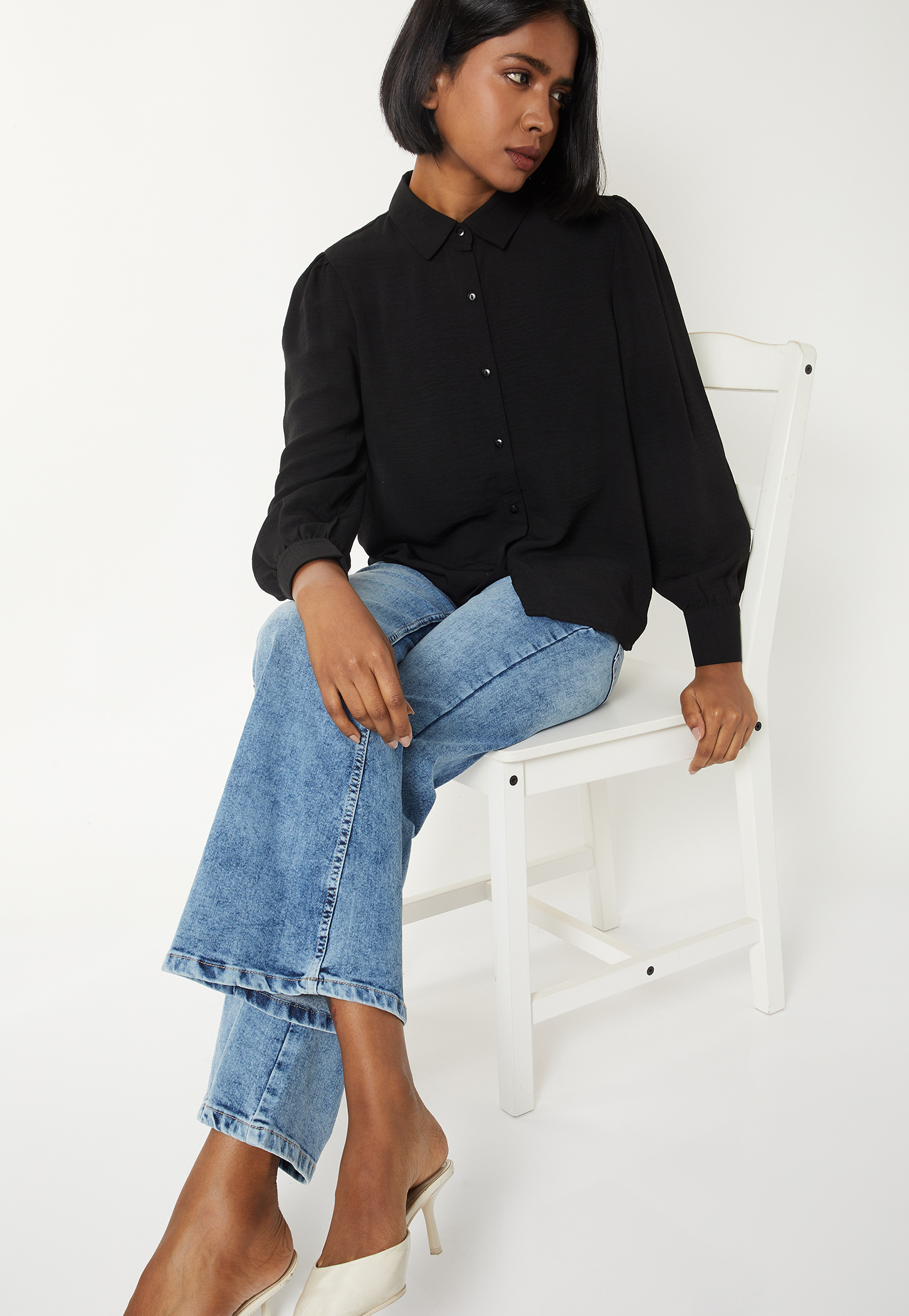 Women Textured Shirt Style Top-picture-13