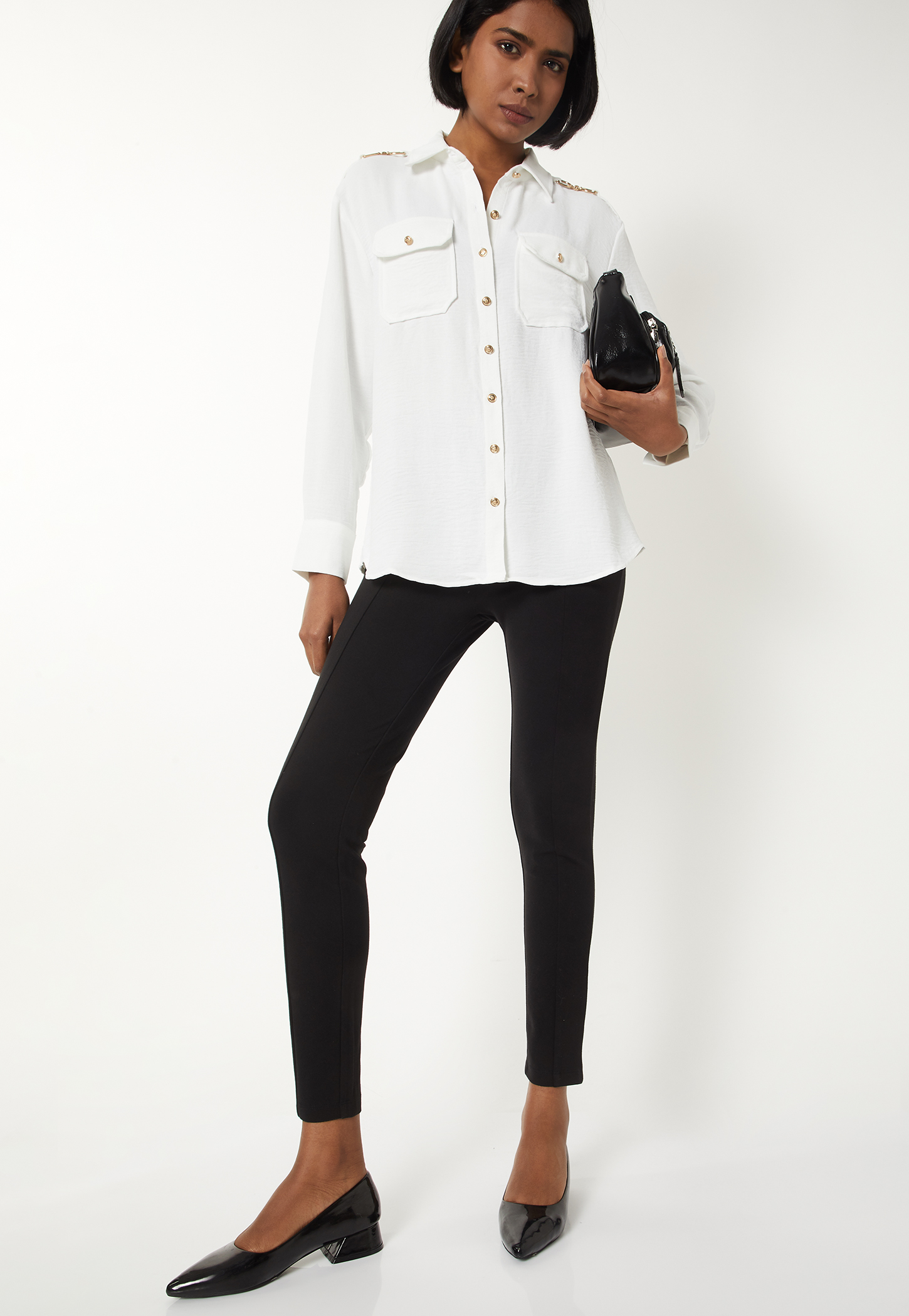 Women Solid Slim Fit Treggings-picture-33