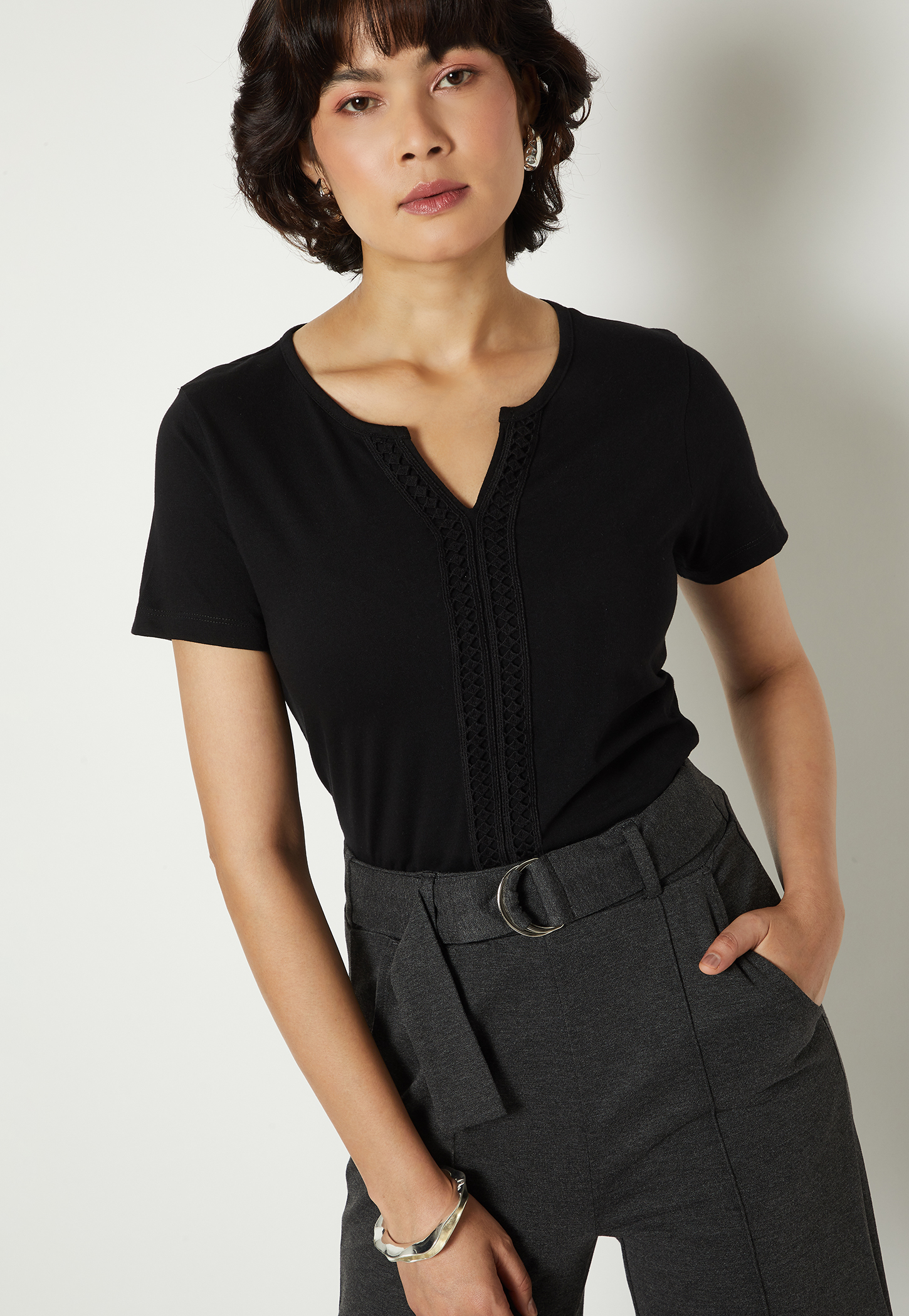 Women Crochet Panel Top-picture-45