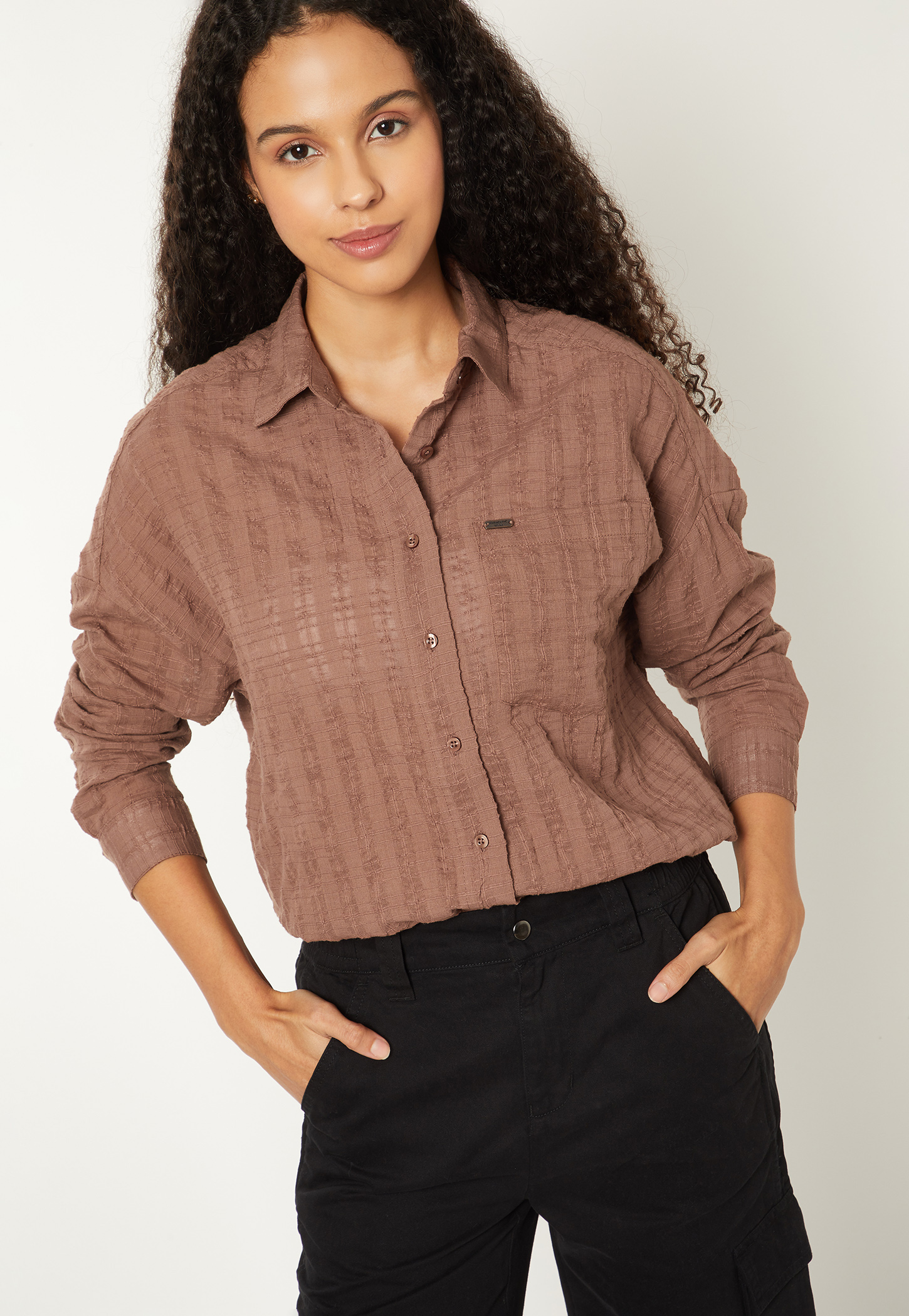Women Textured Oversized Shirt-picture-50