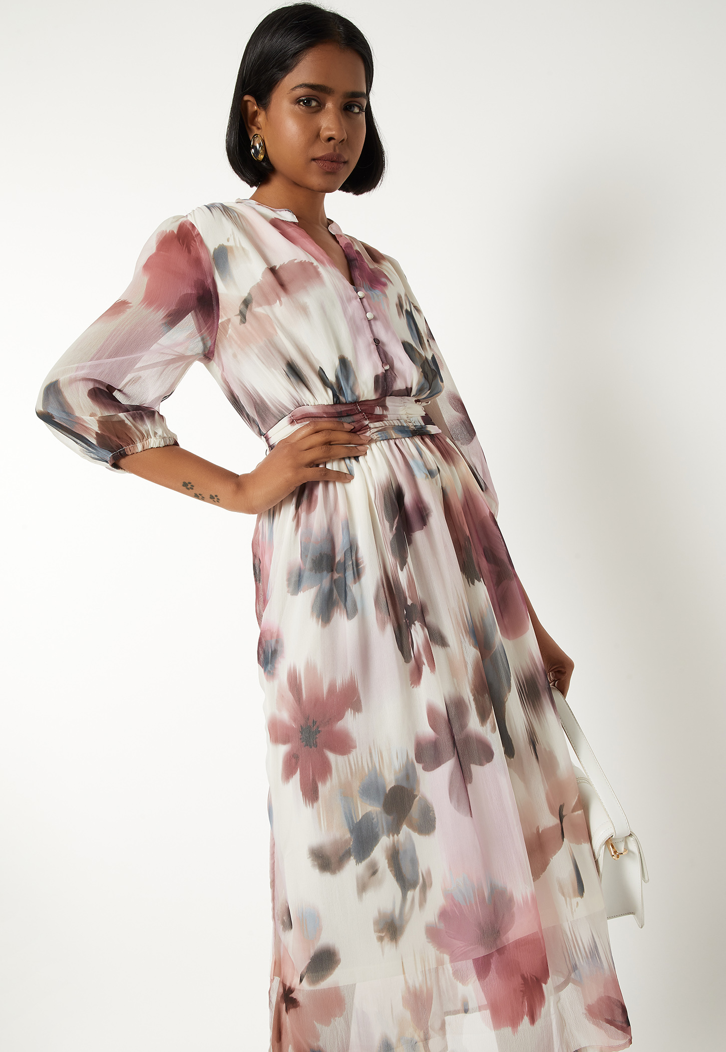 Women Printed Fit & Flare Dress-image-37