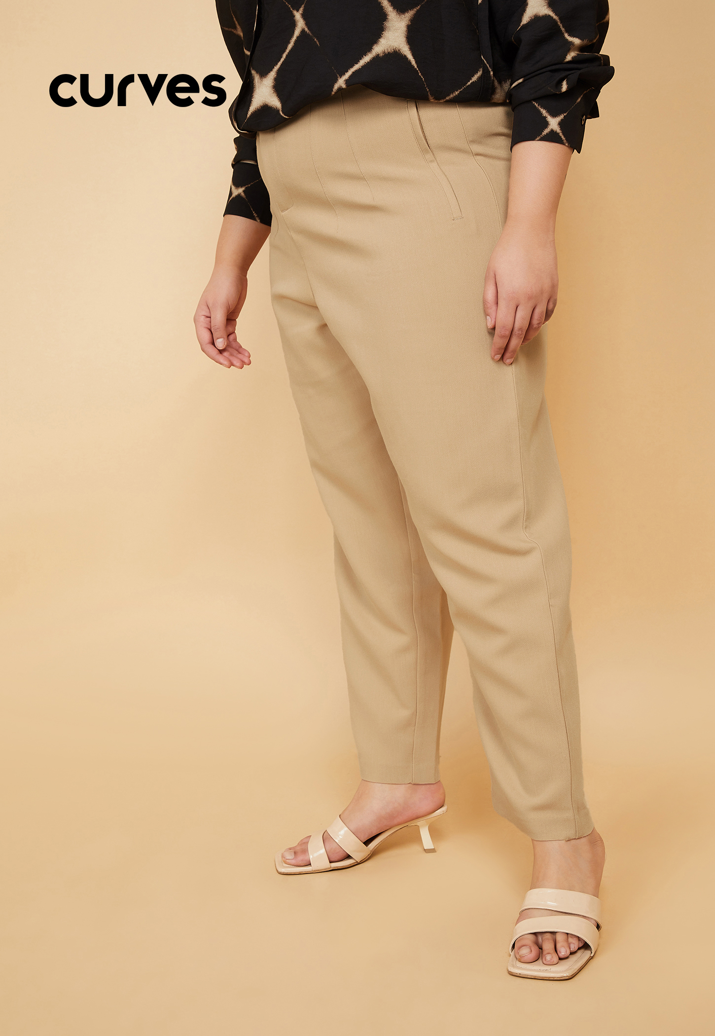 Women Solid Formal Trousers-picture-12