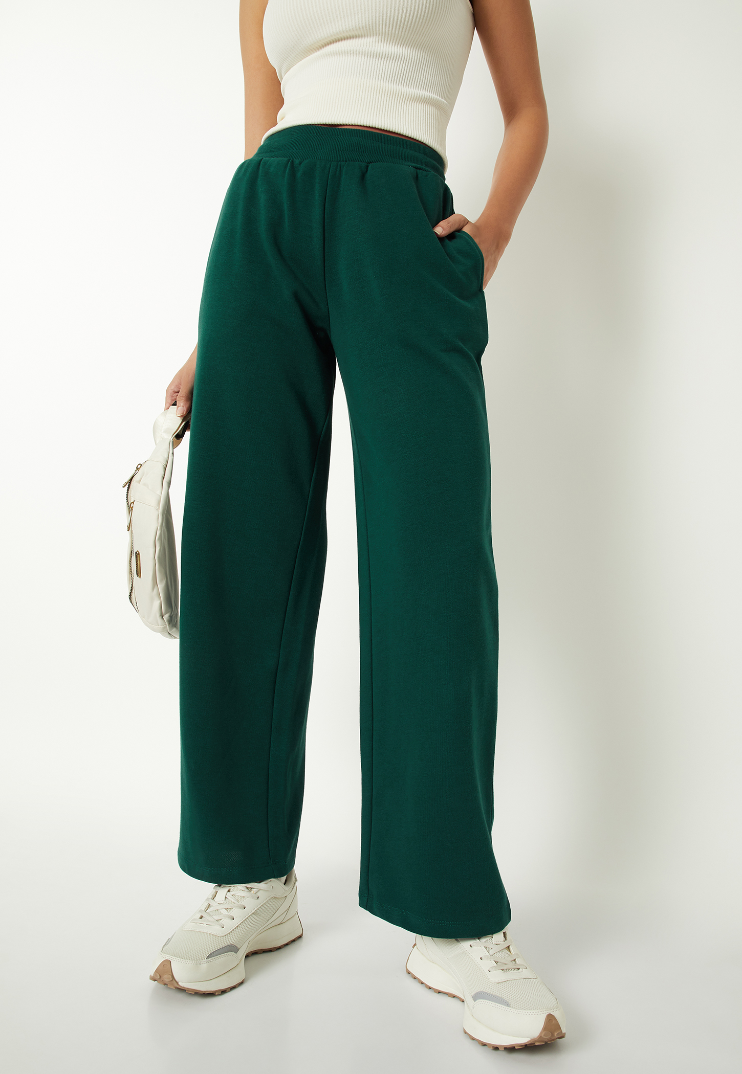 Women Solid Athleisure Track Pants-picture-39