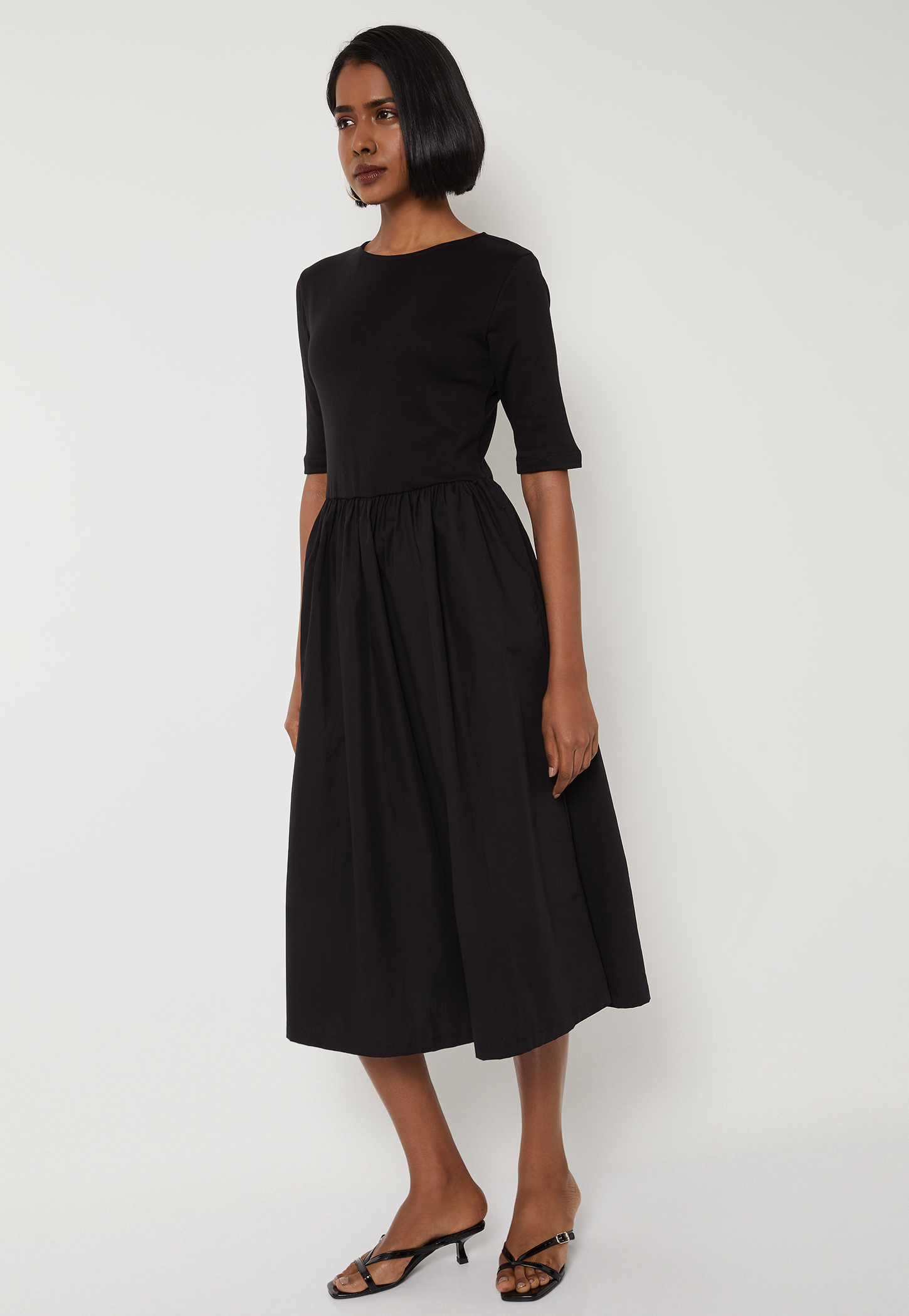 Women Solid Fit & Flare Dress-picture-20