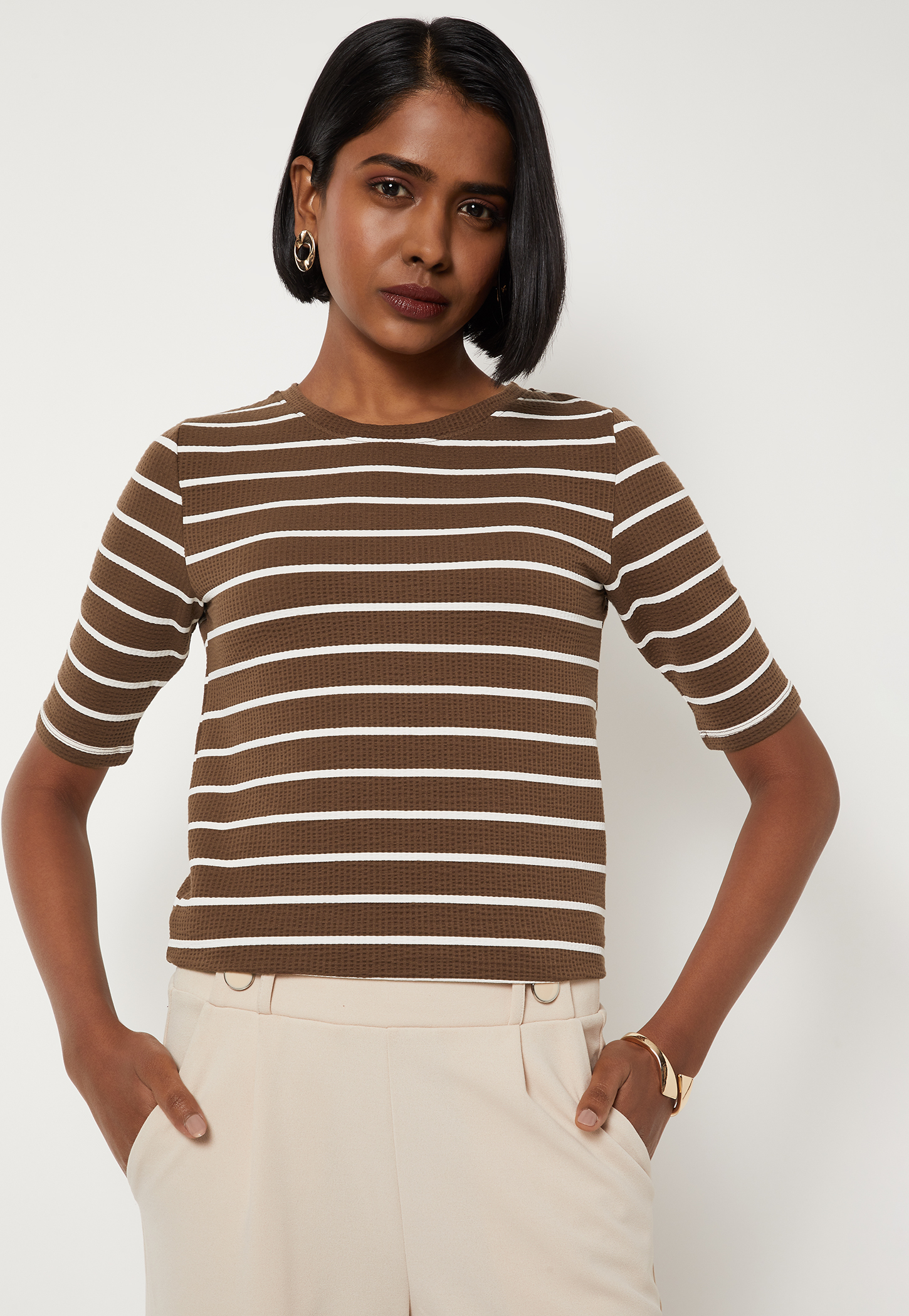 Women Striped T-shirt-picture-42