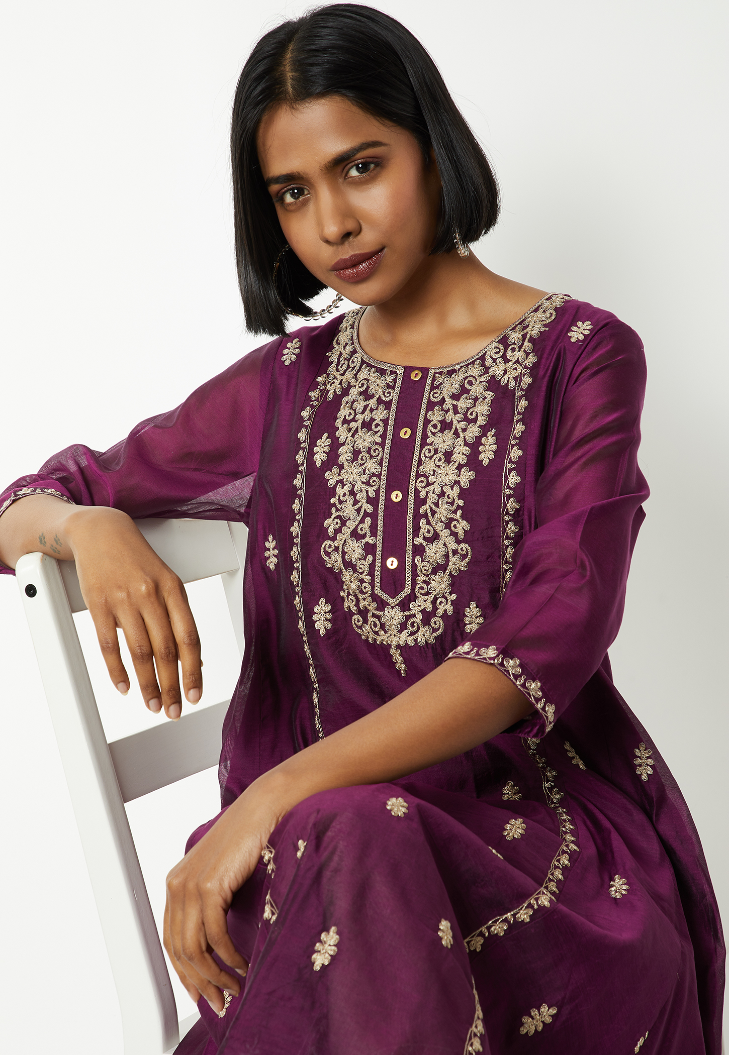Women Embroidered A-line Kurta-picture-51
