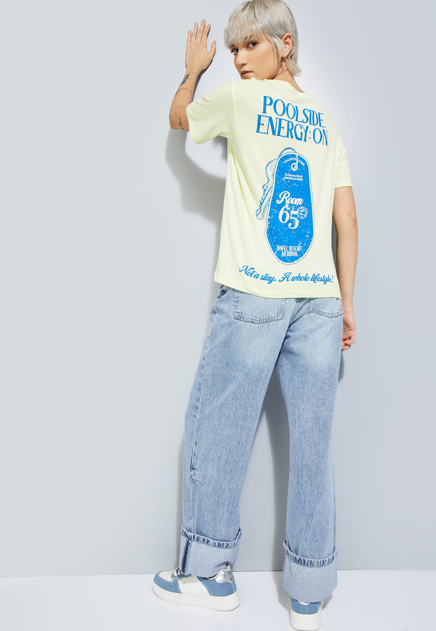 ALAYA F x URB_N Women Printed Relaxed Fit T-shirt-picture-12
