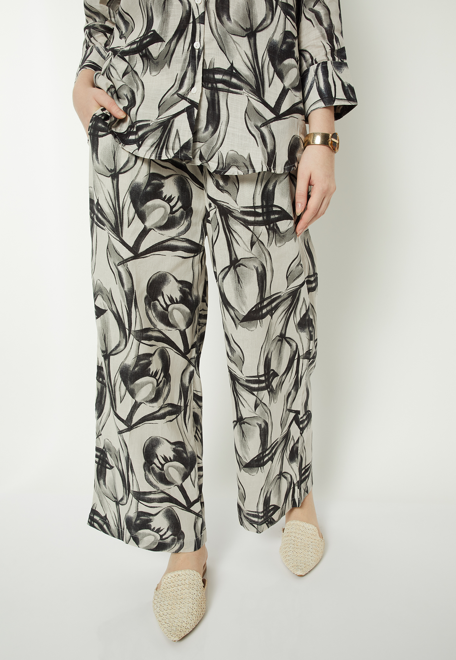 Women Floral Print Palazzos-picture-27